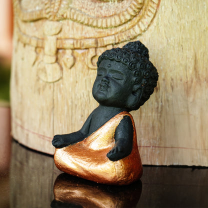 Bring Peace to Your Space with Little Buddha Decor Terracotta Finish