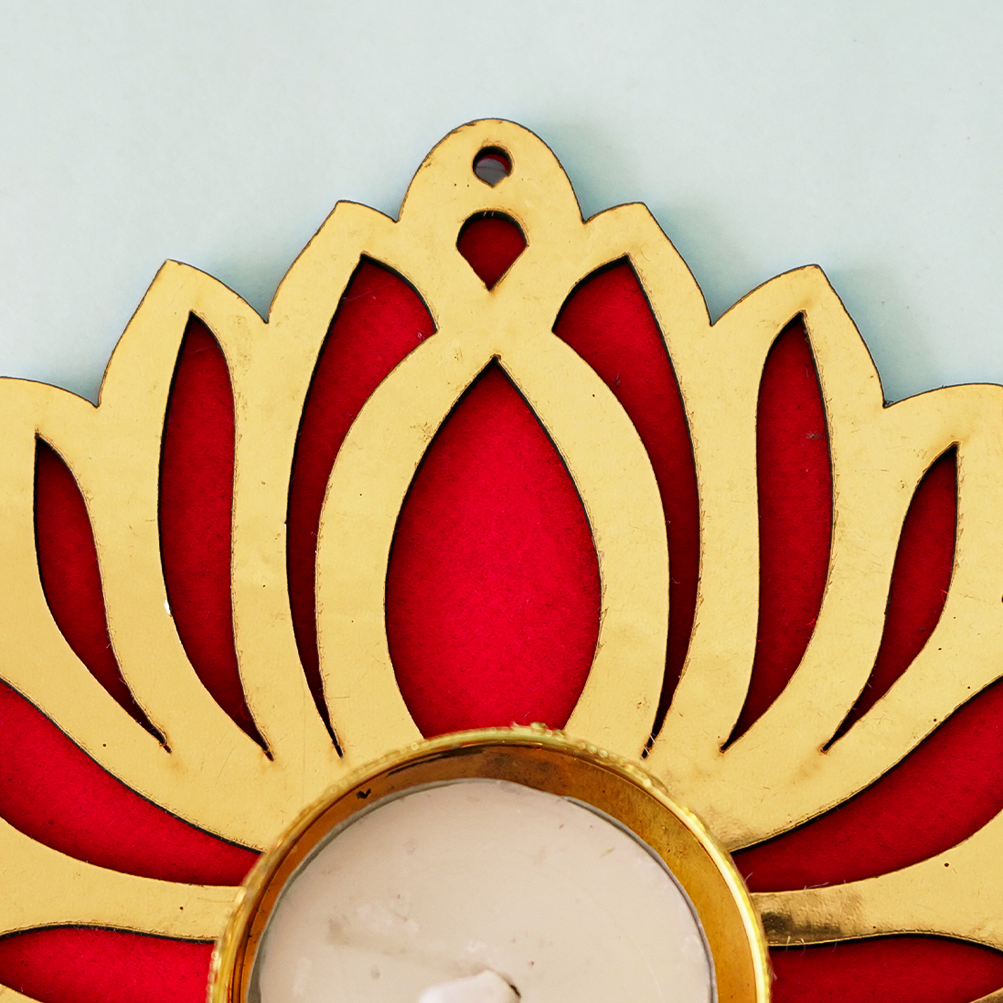 Lotus Shaped Diyas - Set of 4 Festive Oil Lamps for Diwali Decor