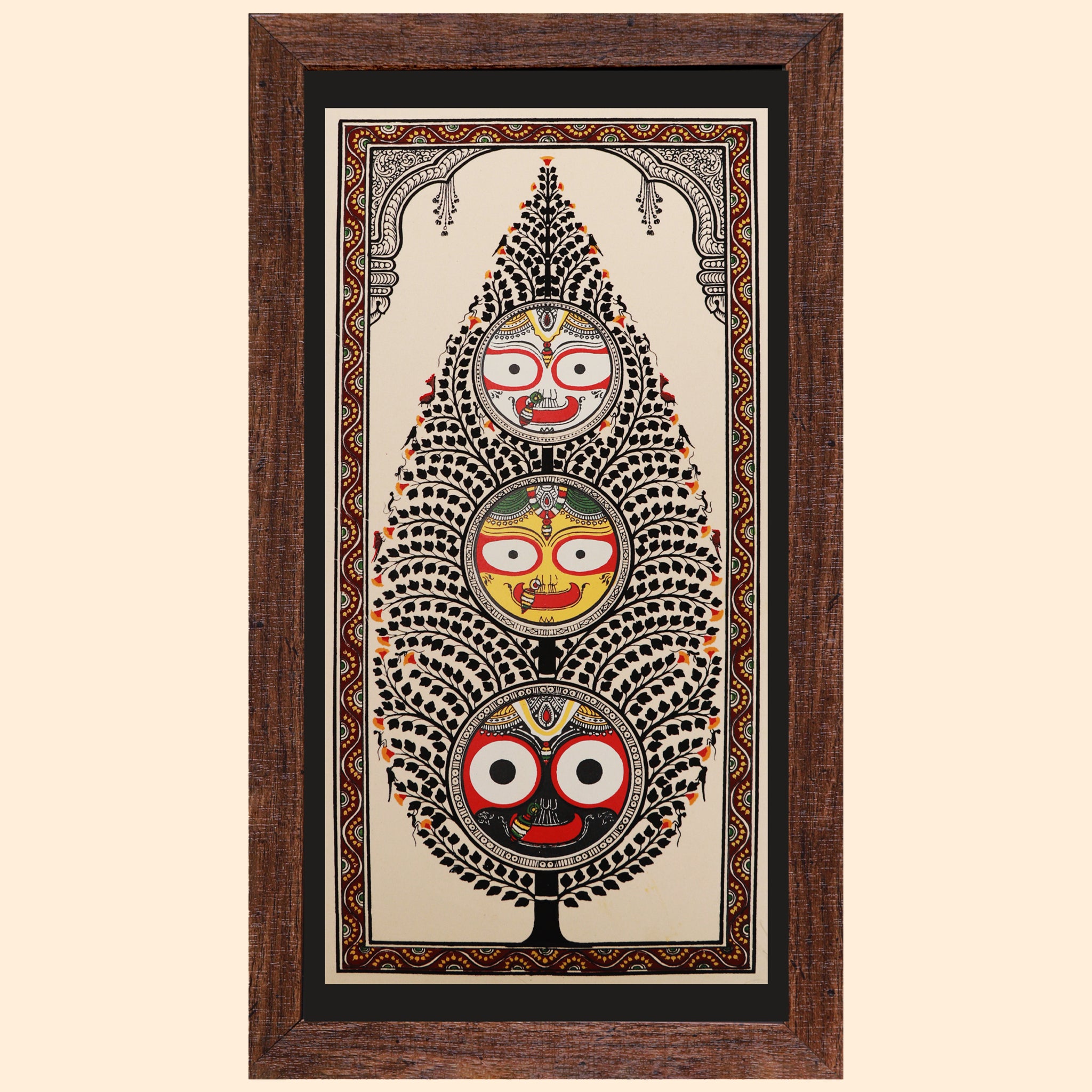 Handpainted Pattachitra - Tree of Life: Eternal Essence 