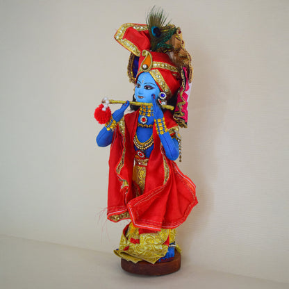 Handmade Fabric Doll Krishna