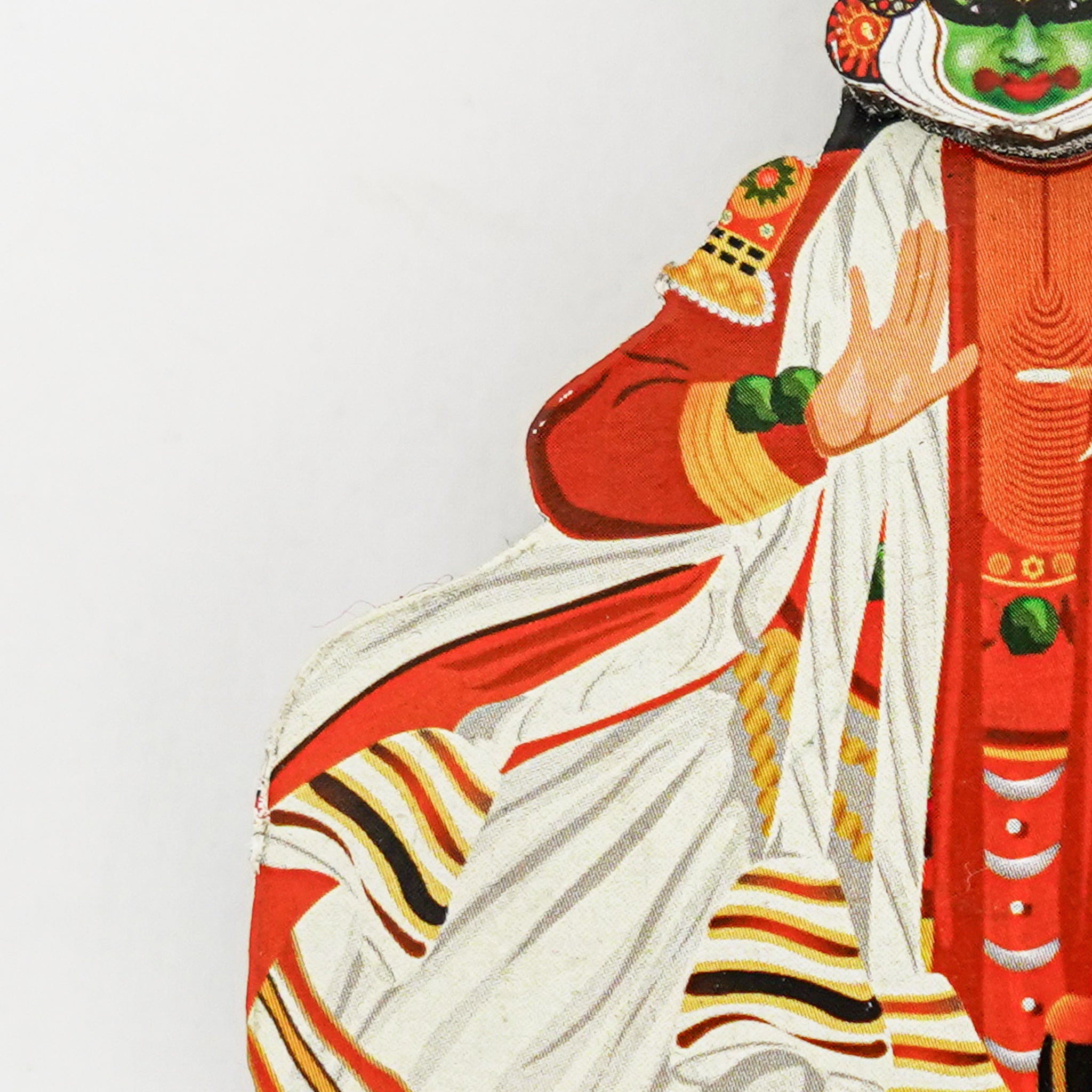 Kathakali Full Posture Heritage Fridge Magnet – A Slice of Kerala’s Cultural Splendor