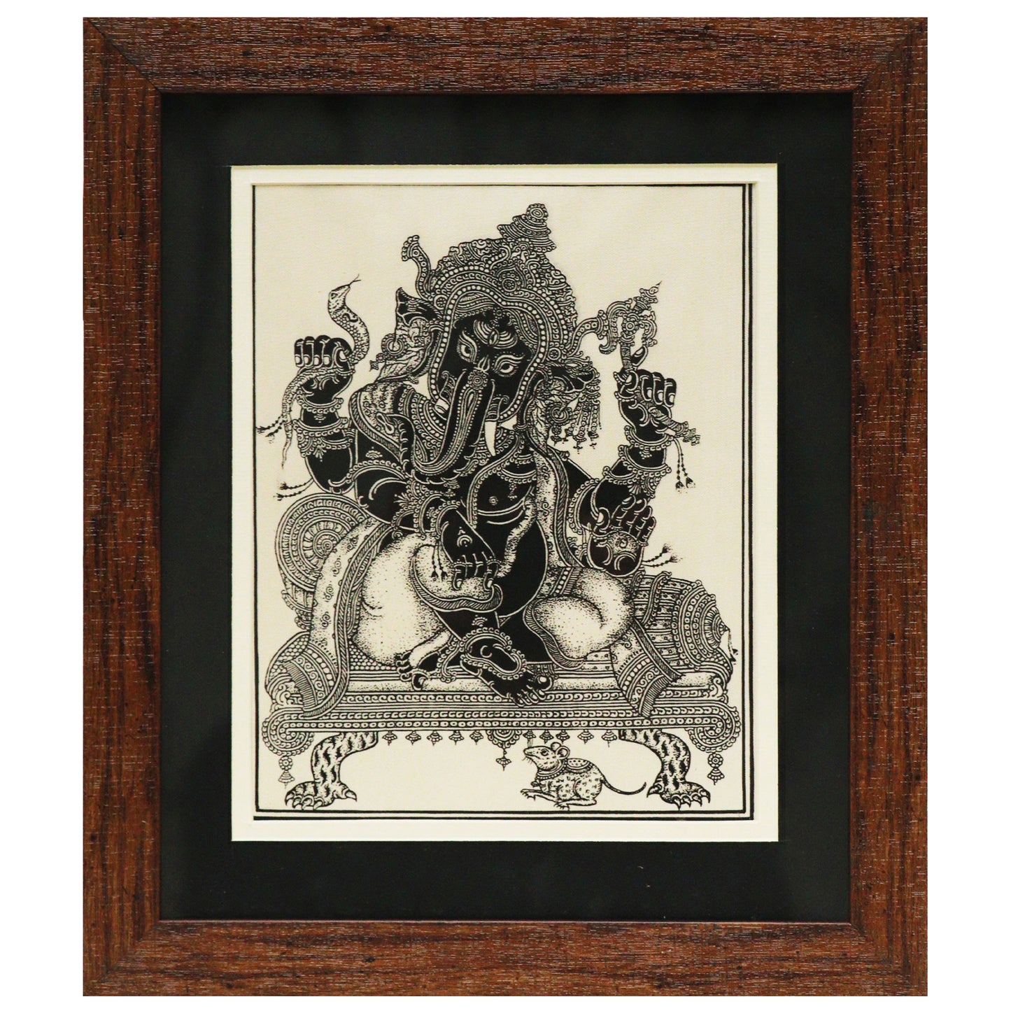 Shop traditional handpainted Pattachitra Ganesha Painting