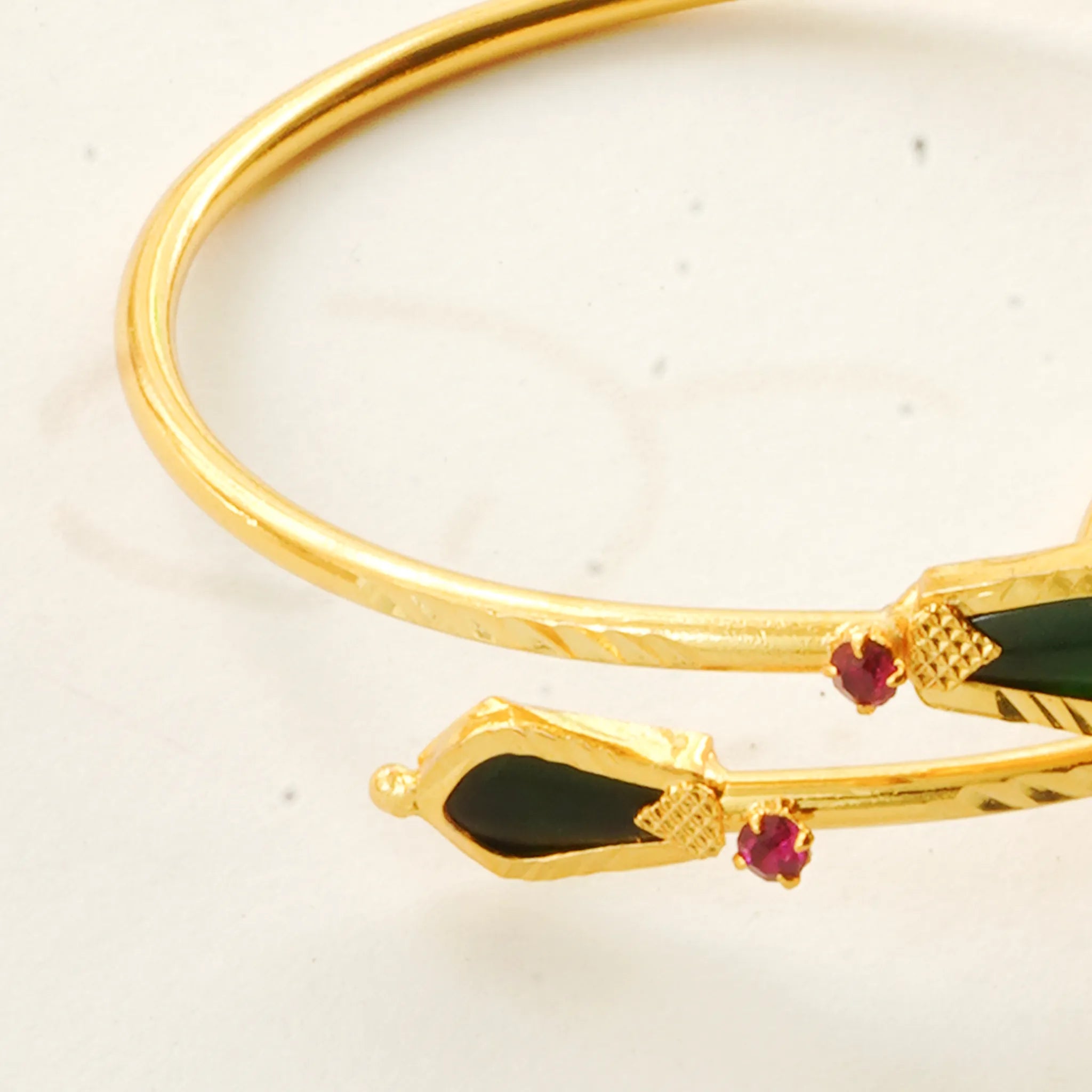 Green Nagapadam Palakka Bracelet