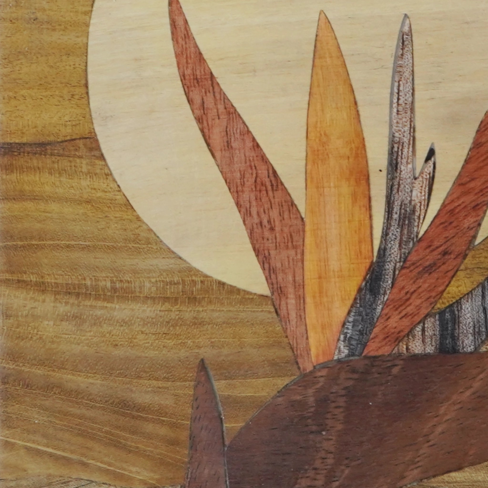 Mysore Wooden Inlay Artwork Bird Of Paradise-Made to Order