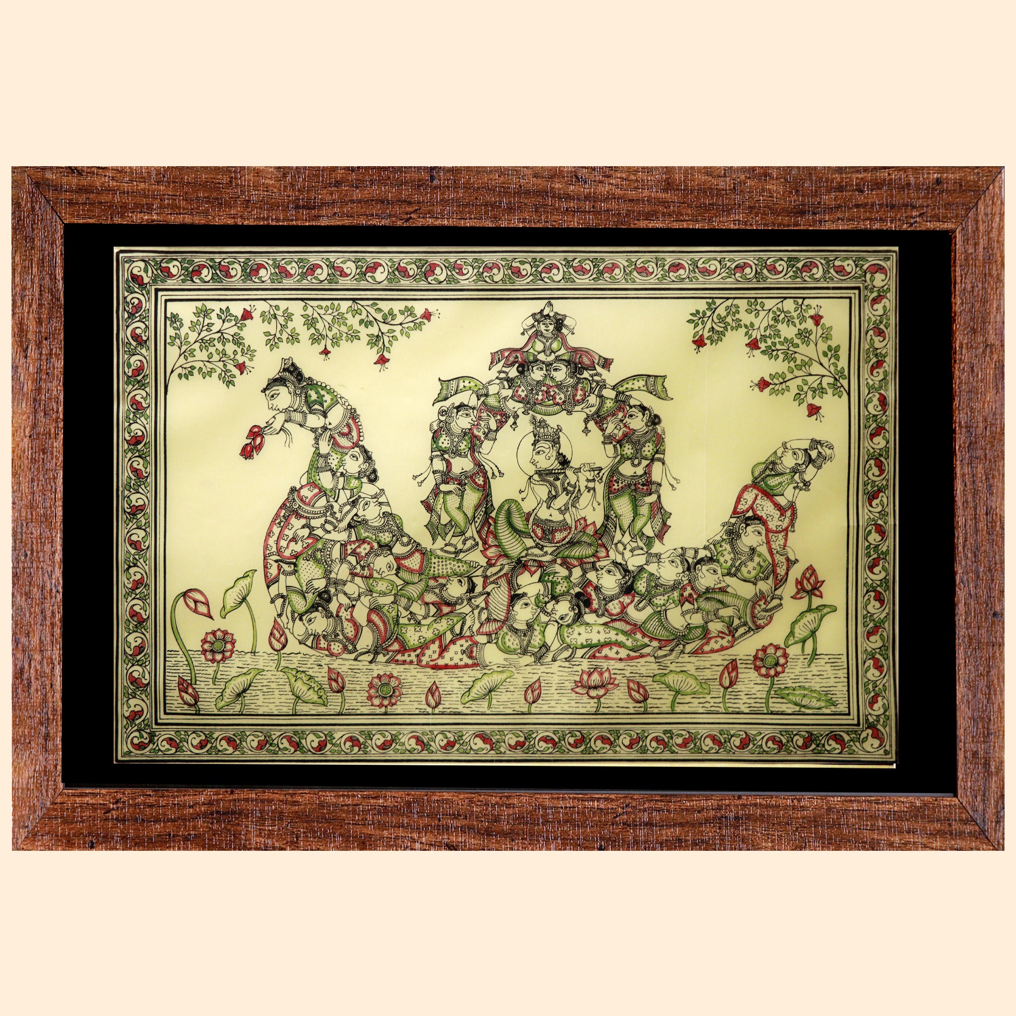 Shop Traditional Handpainted Pattachitra: Krishna Kala