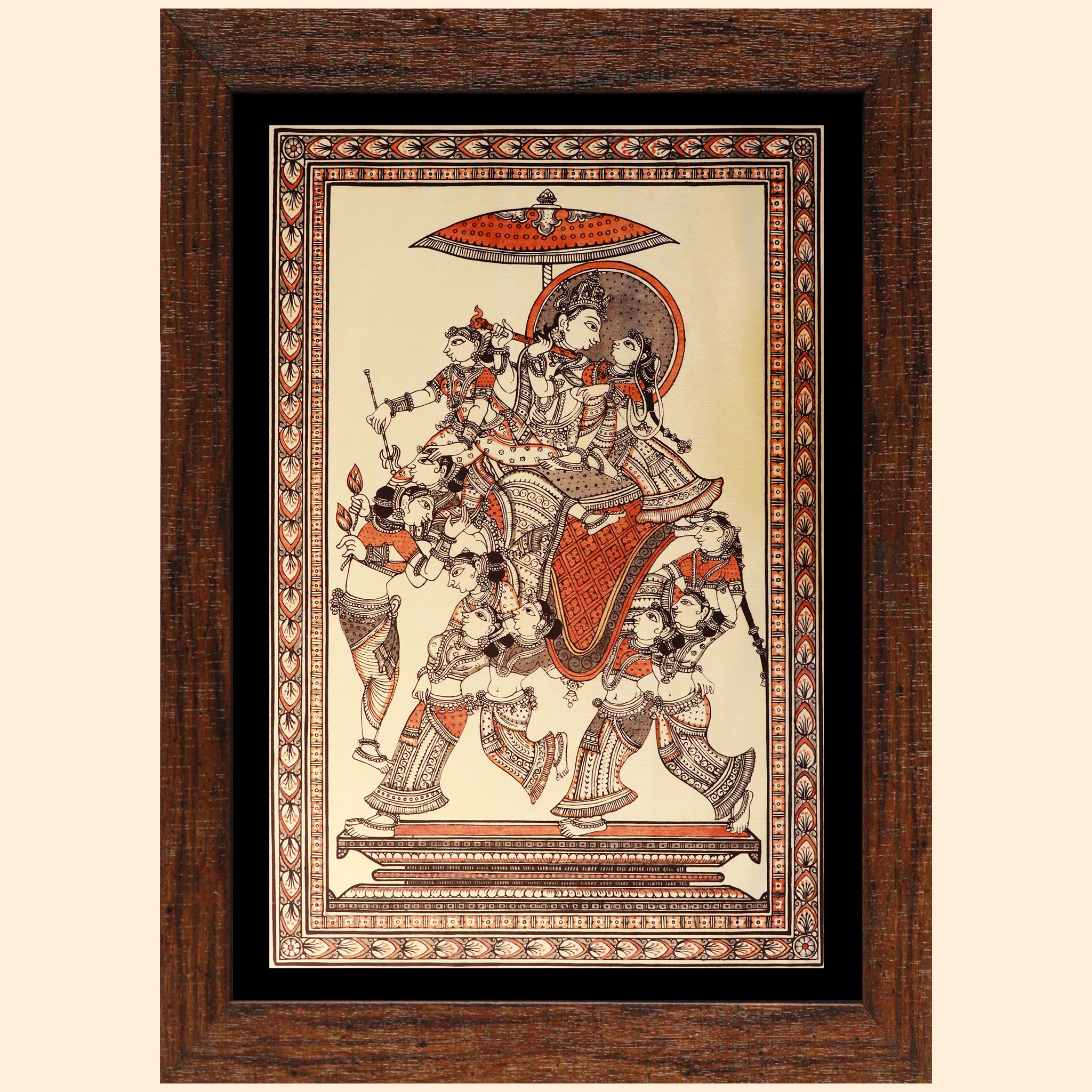 Shop Handpainted Pattachitra Krishna Leela