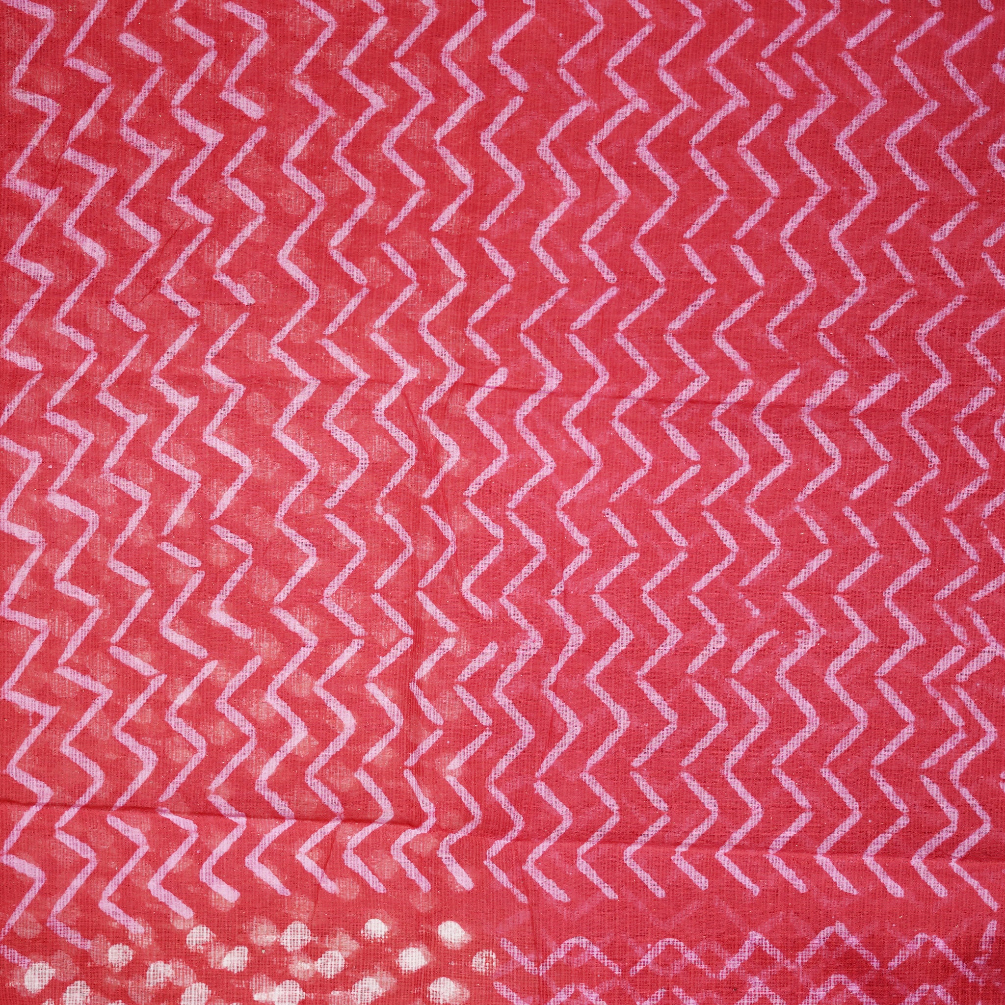 Shop elegant red Kotadoria cotton saree