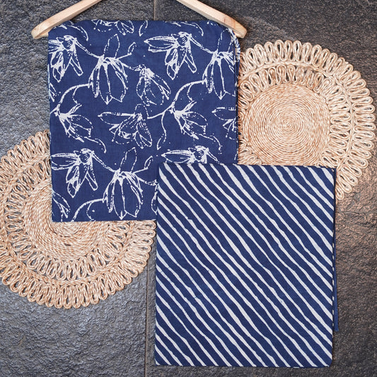Shop Cotton Suit Sets - Indigo Blue Online