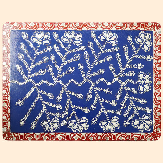 Mandana Wall Art: Flower Pattern priced at Rs. 4150.00