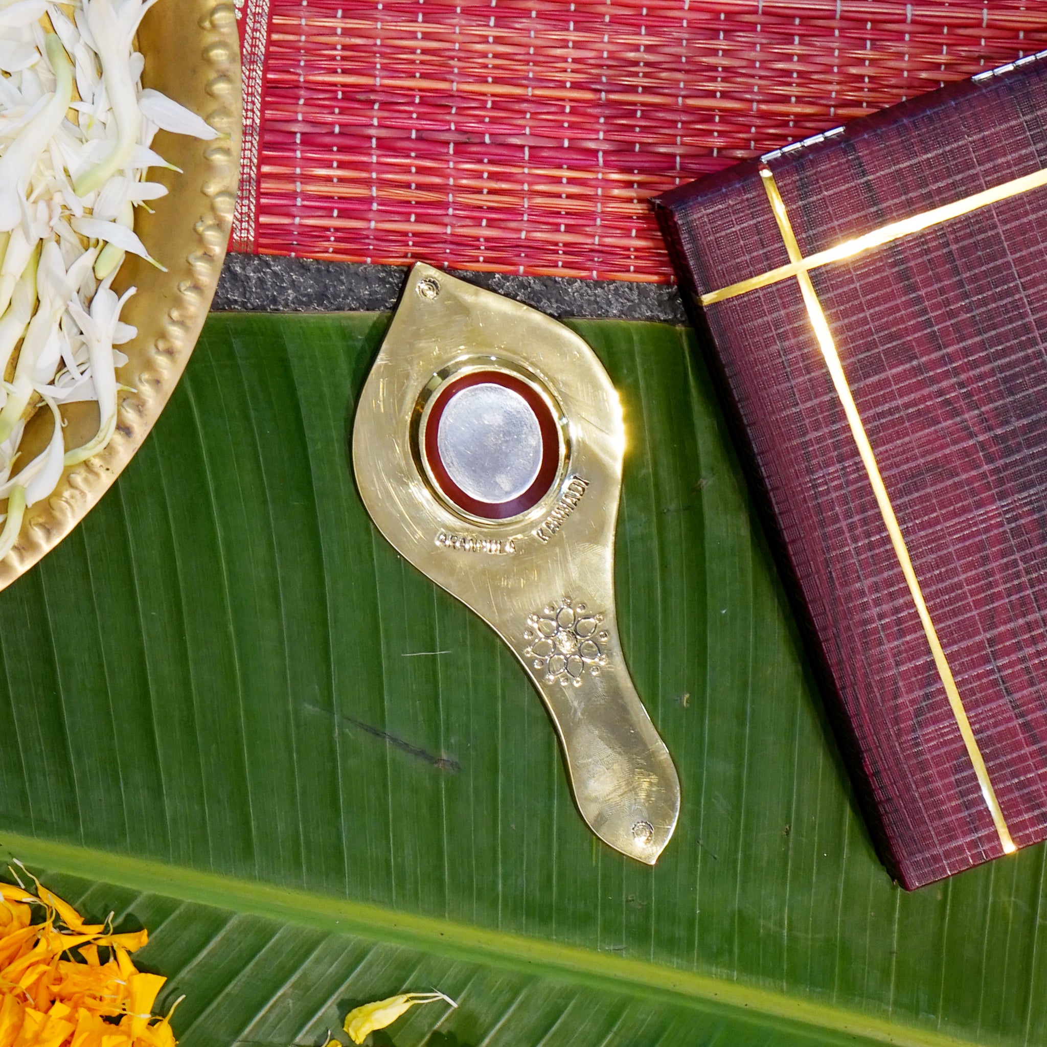 Shop Handcrafted Traditional Aranmula Metal Mirror  Online