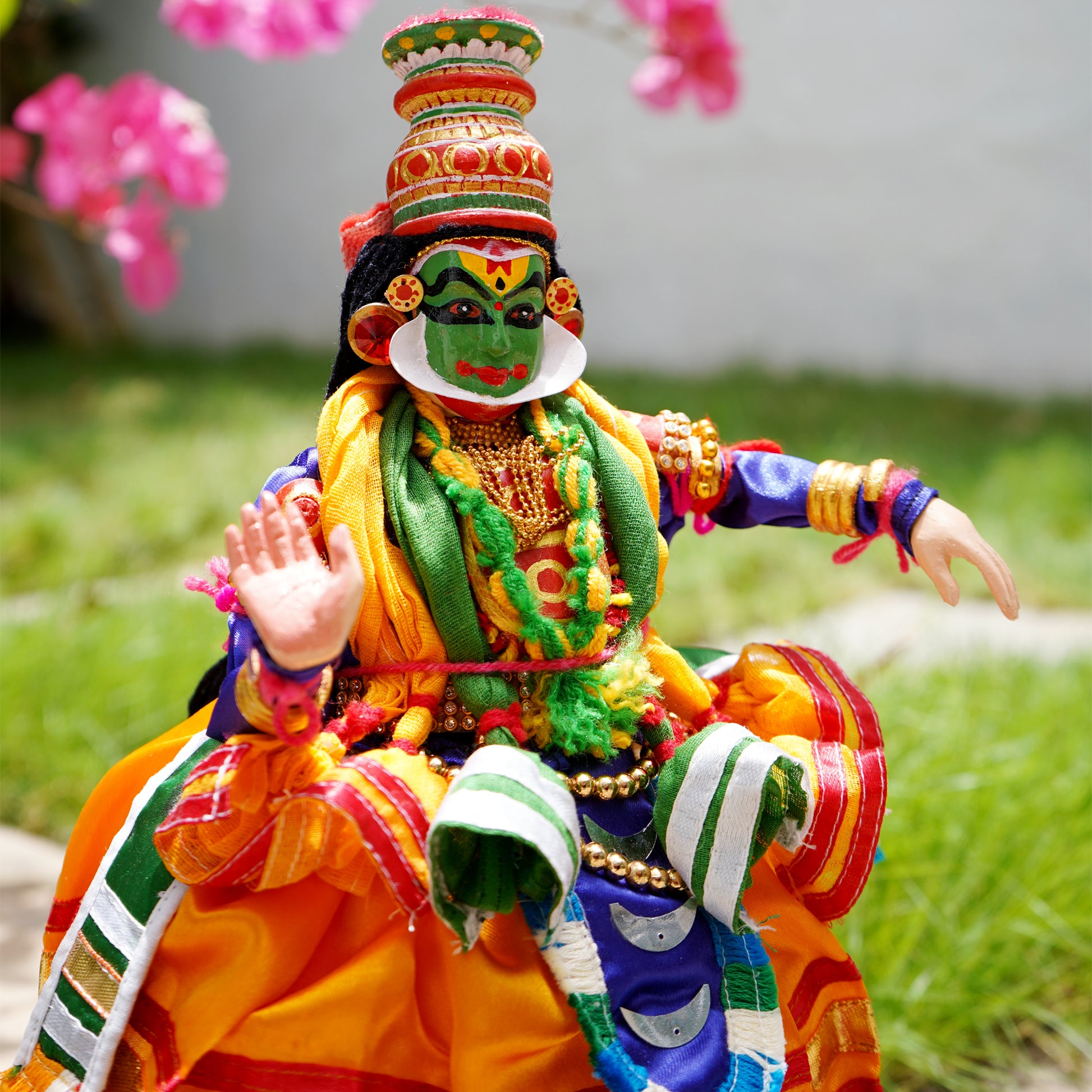 Shop The Vibrant Kathakali Doll – Indian Décor from Culturati Online