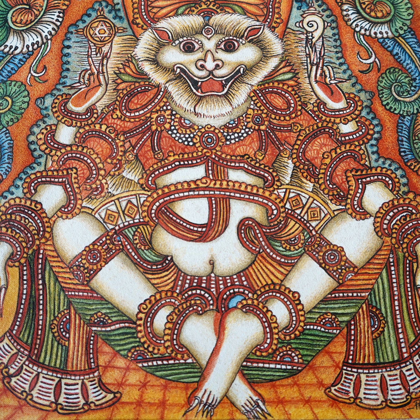 Mural Painting: Narasimha's Triumph