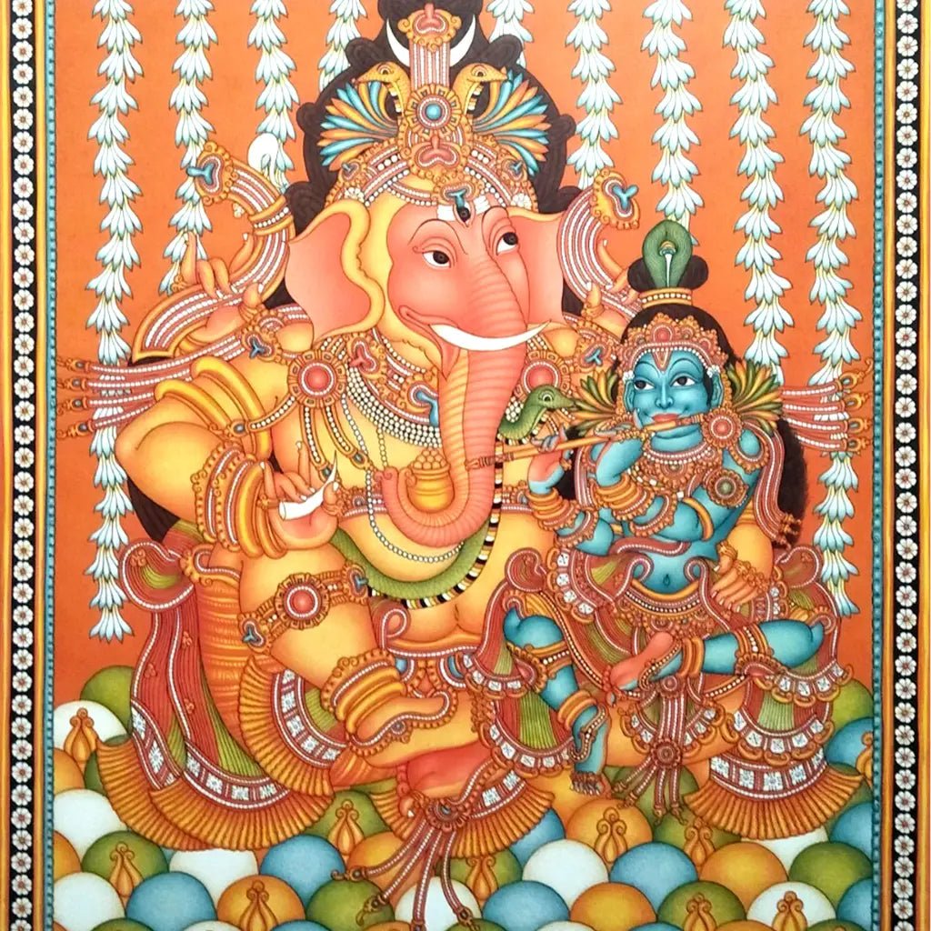 Malliyoor Maha Ganapati Mural - Culturati