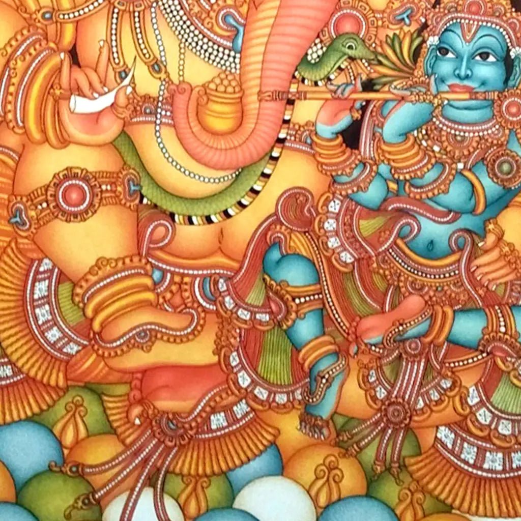 Malliyoor Maha Ganapati Mural - Culturati