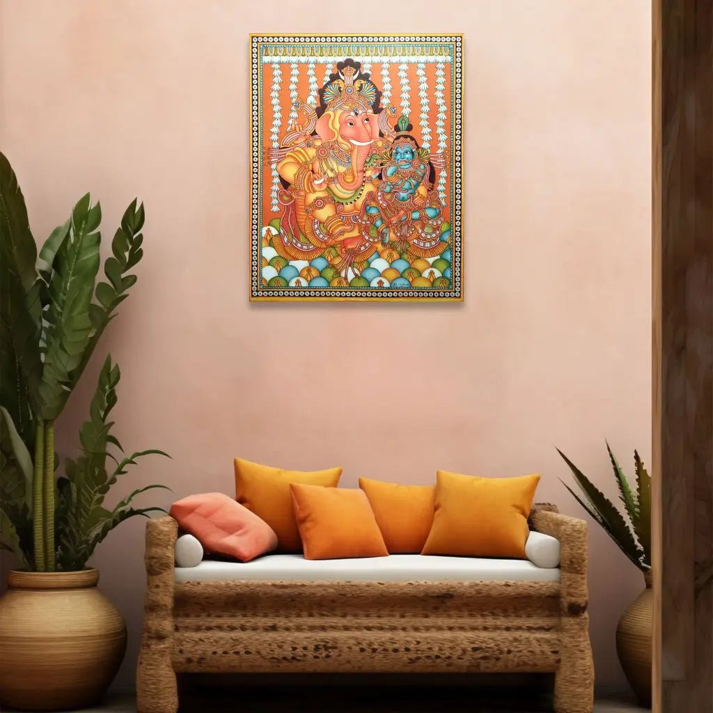 Malliyoor Maha Ganapati Mural| Temple Art | Culturati