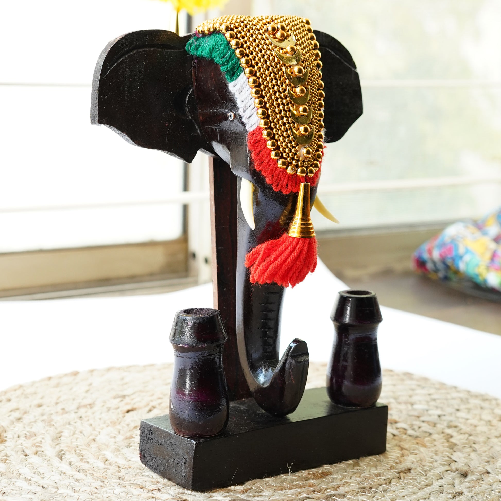 Kerala handicraft masterpiece – the Elephant Pen Stand Shop Online