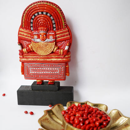 Muchilot Bhagavathi Theyyam goddess Durga or Bhadrakali  Kerala Handicraft 