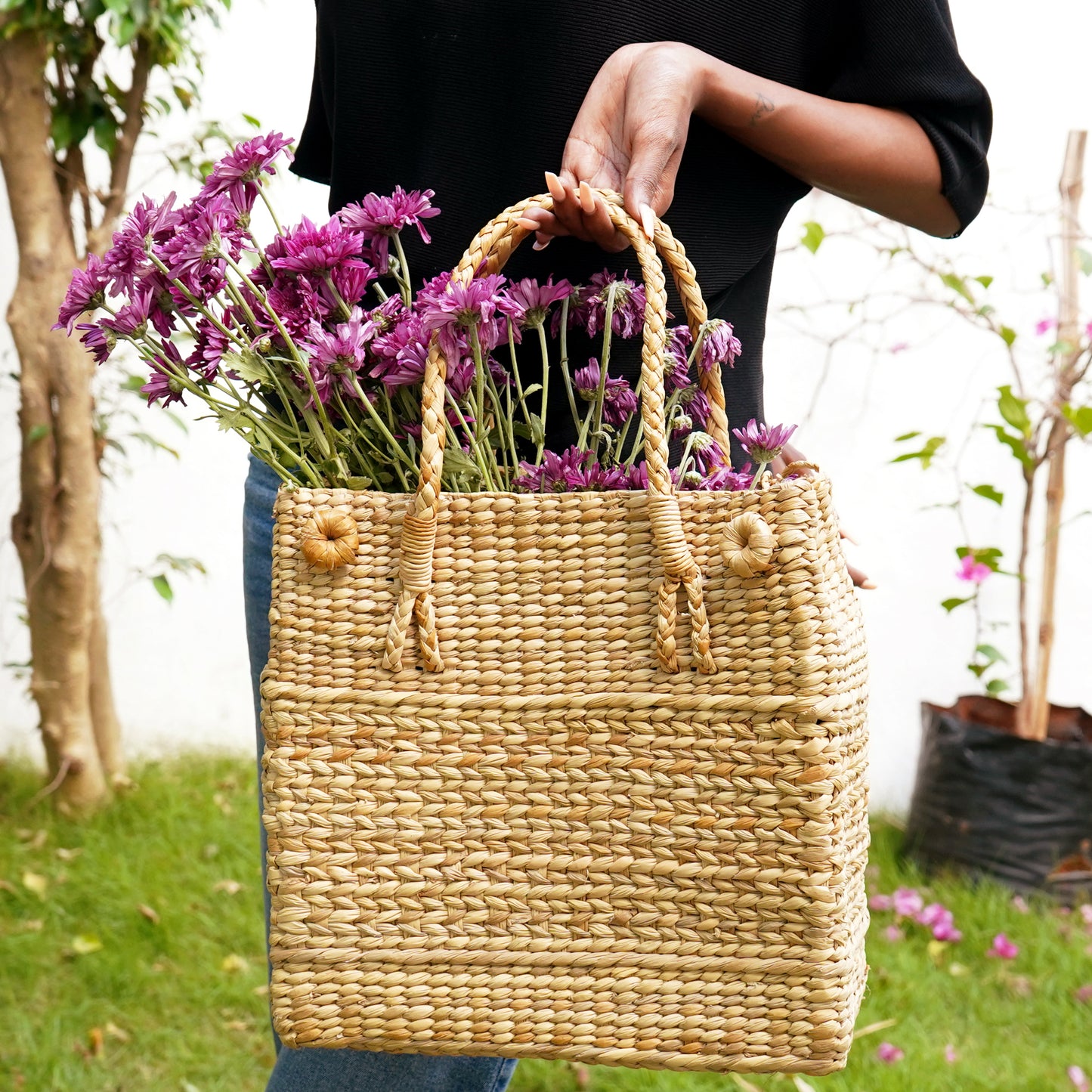 Shop Handcrafted Kauna Grass Handbag Online