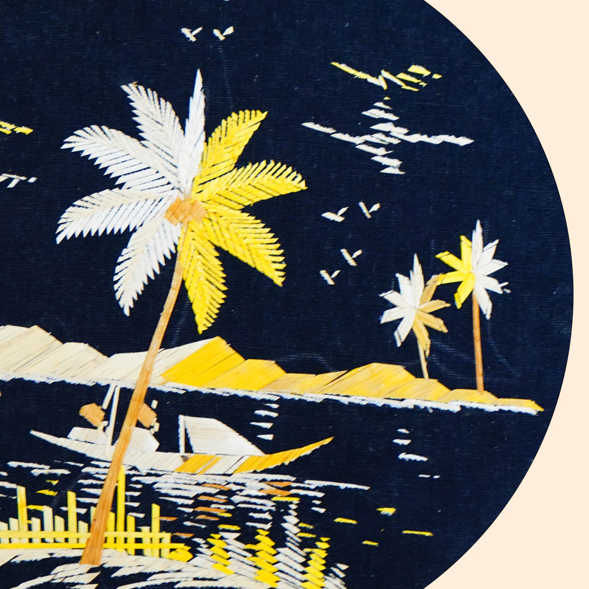 Traditional Kerala Straw Art - Rural Rhythms (Pack of 2)