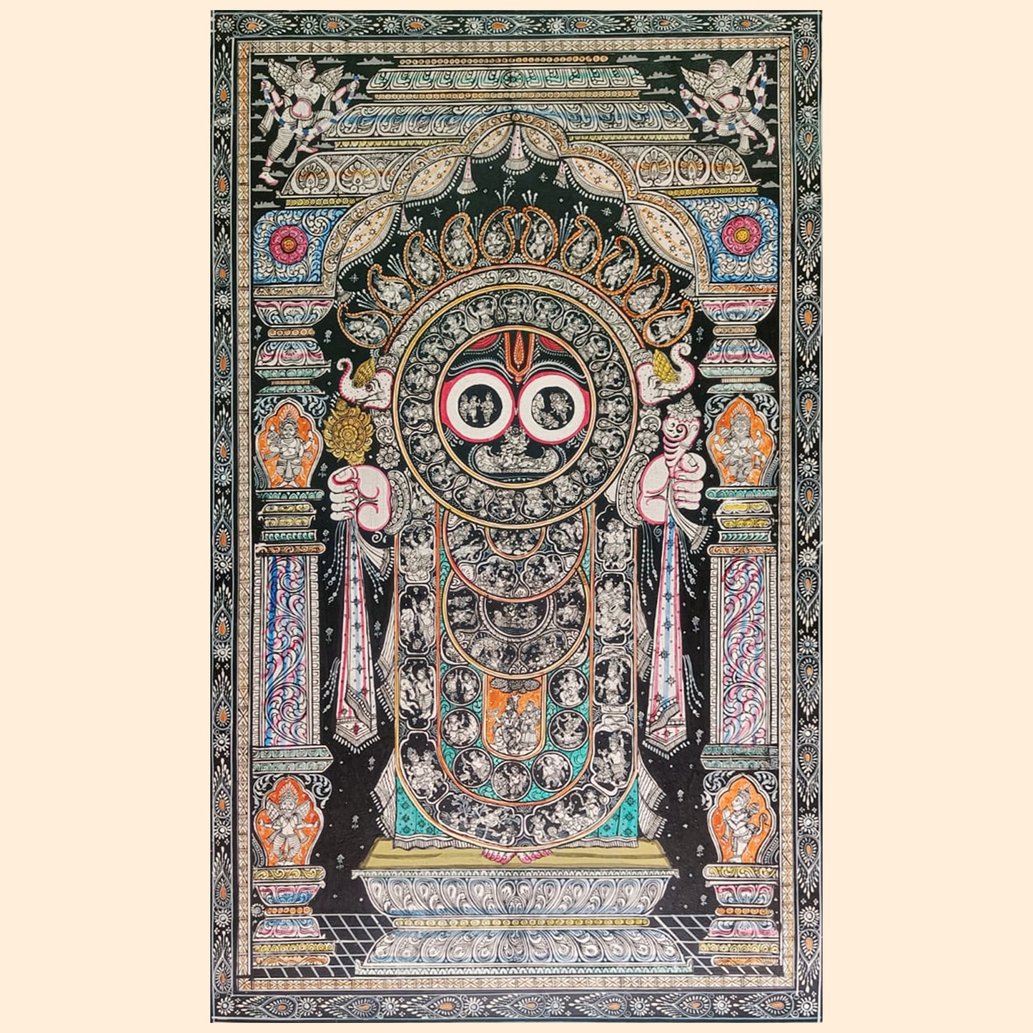 Pattachitra: Jagannath Infused with Krishna Legends and Dashavatar