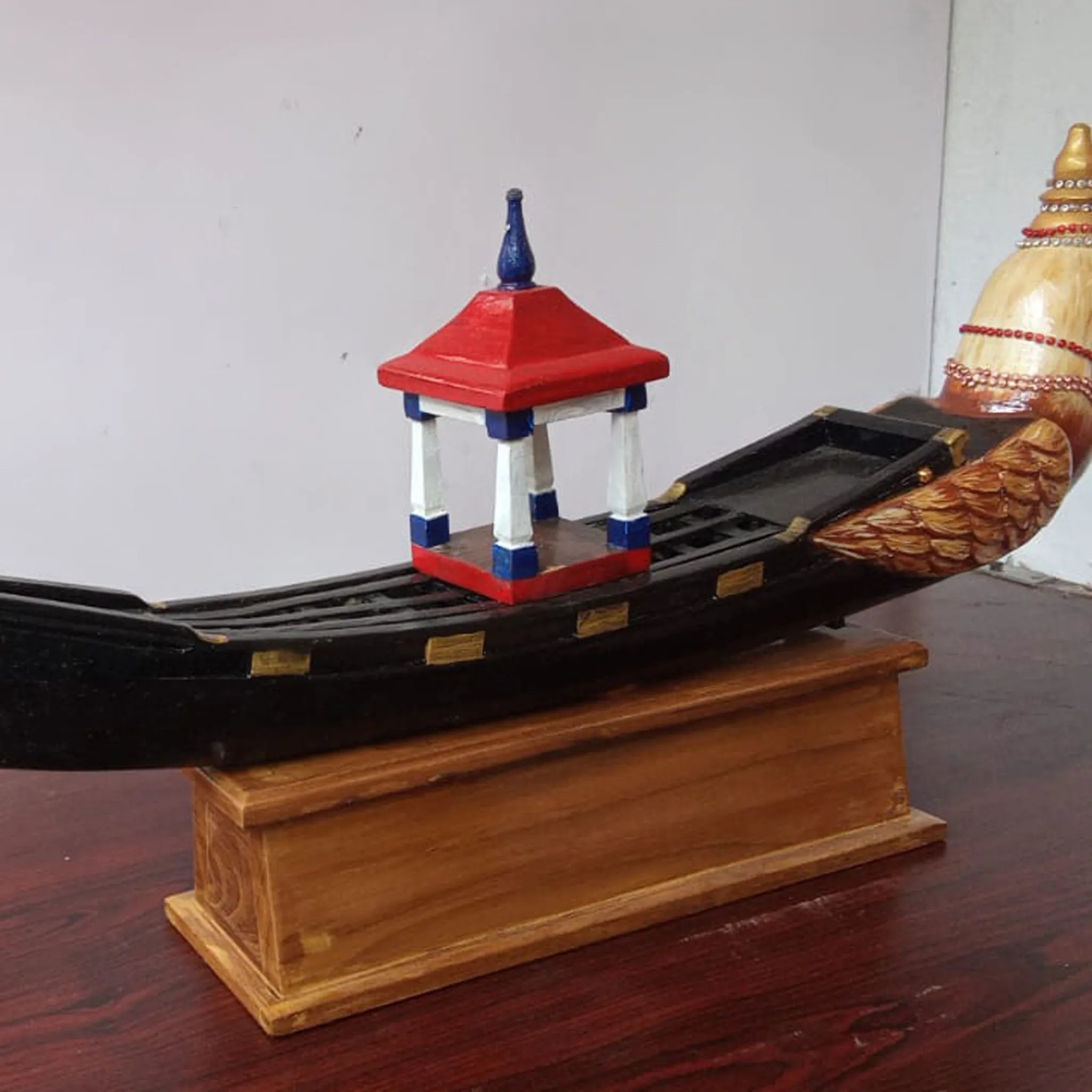 Thiruvonathoni Miniature crafted from premium teakwood Kerala Heritage