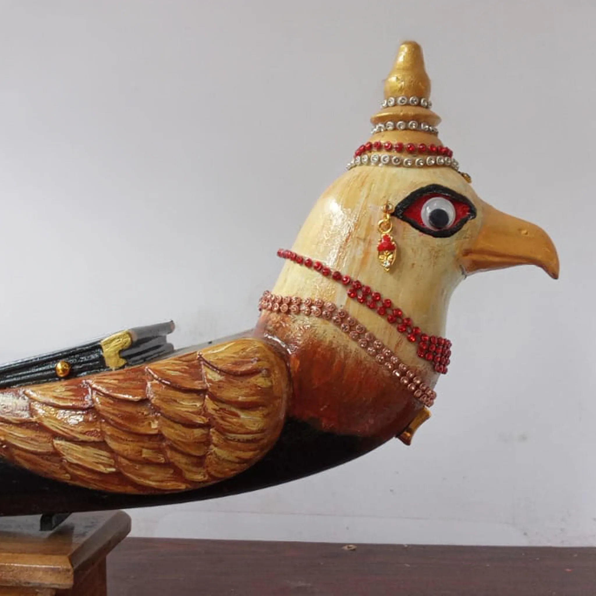 Thiruvonathoni Miniature crafted from premium teakwood Kerala Heritage