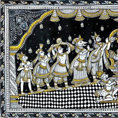 Pattachitra Painting: Rama Pattabhishekam