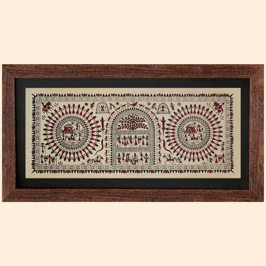 Pattchitra Tribal Art with Mandala