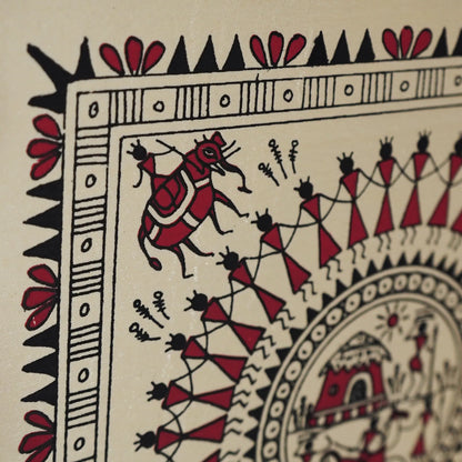 Pattchitra Tribal Art with Mandala