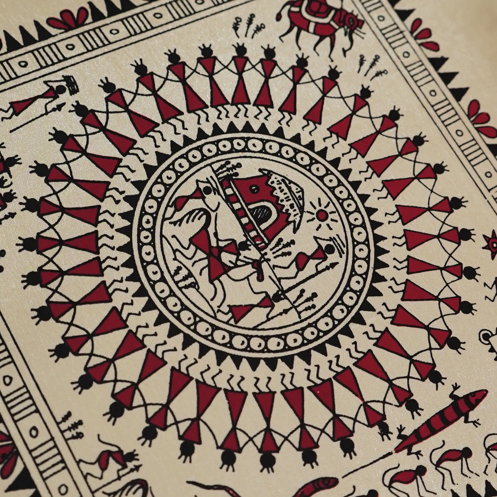 Pattchitra Tribal Art with Mandala