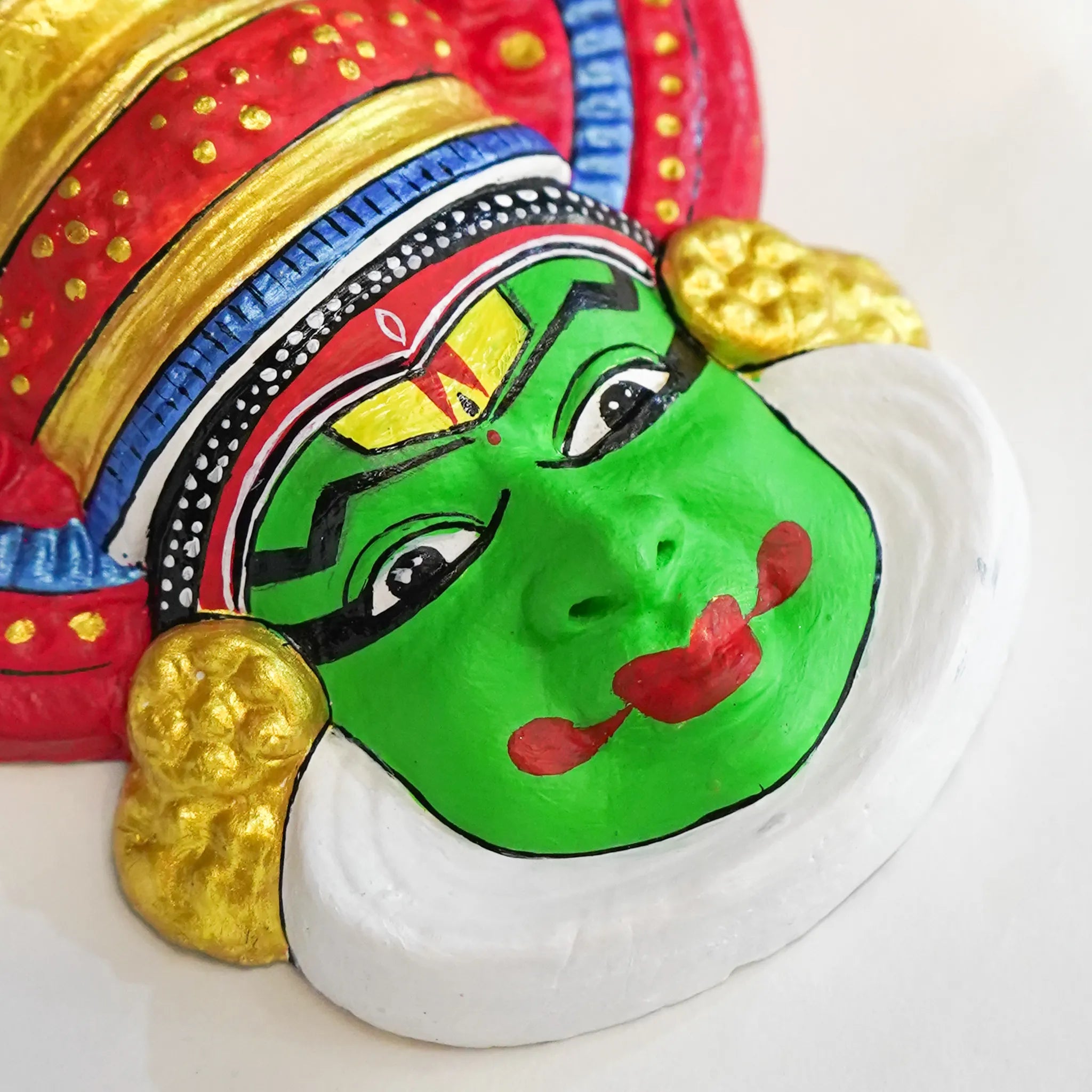 Terracotta Kathakali Mask Side