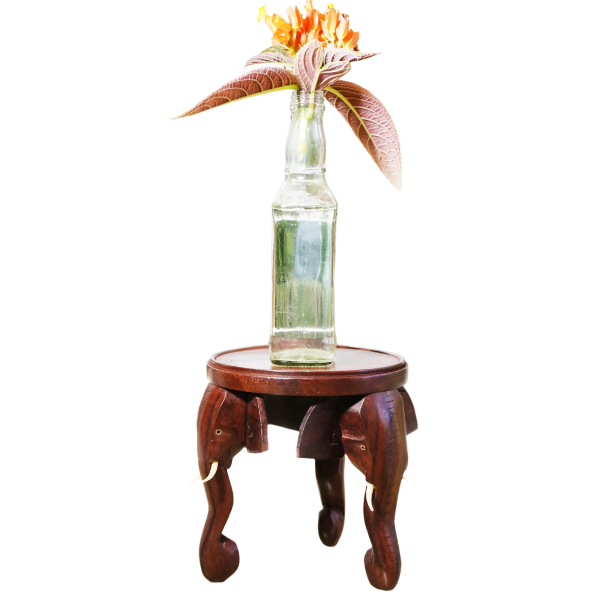 rosewood elephant stool