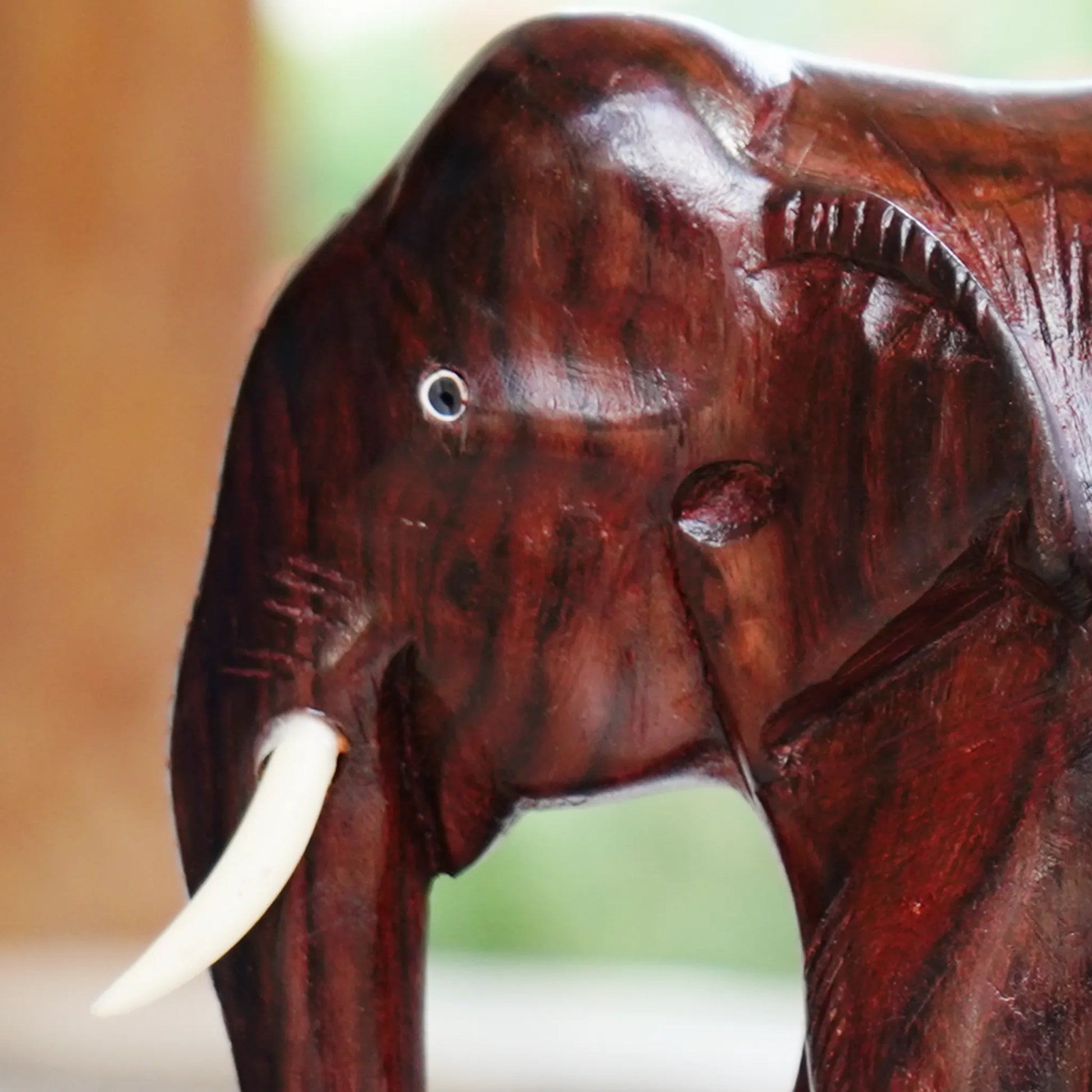 Rosewood Plain Elephant is a timeless  sculpture masterpiece