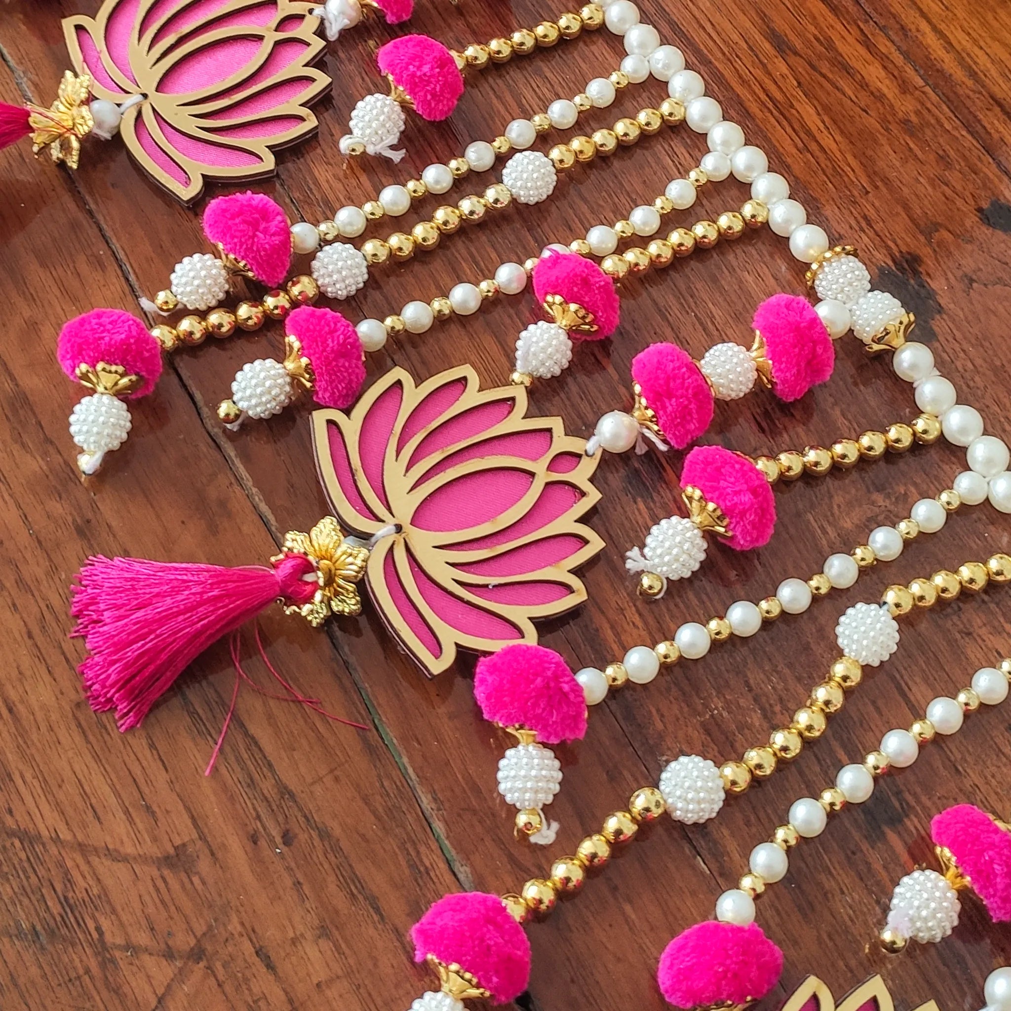 Lotus Hanging Toran - Door Decor