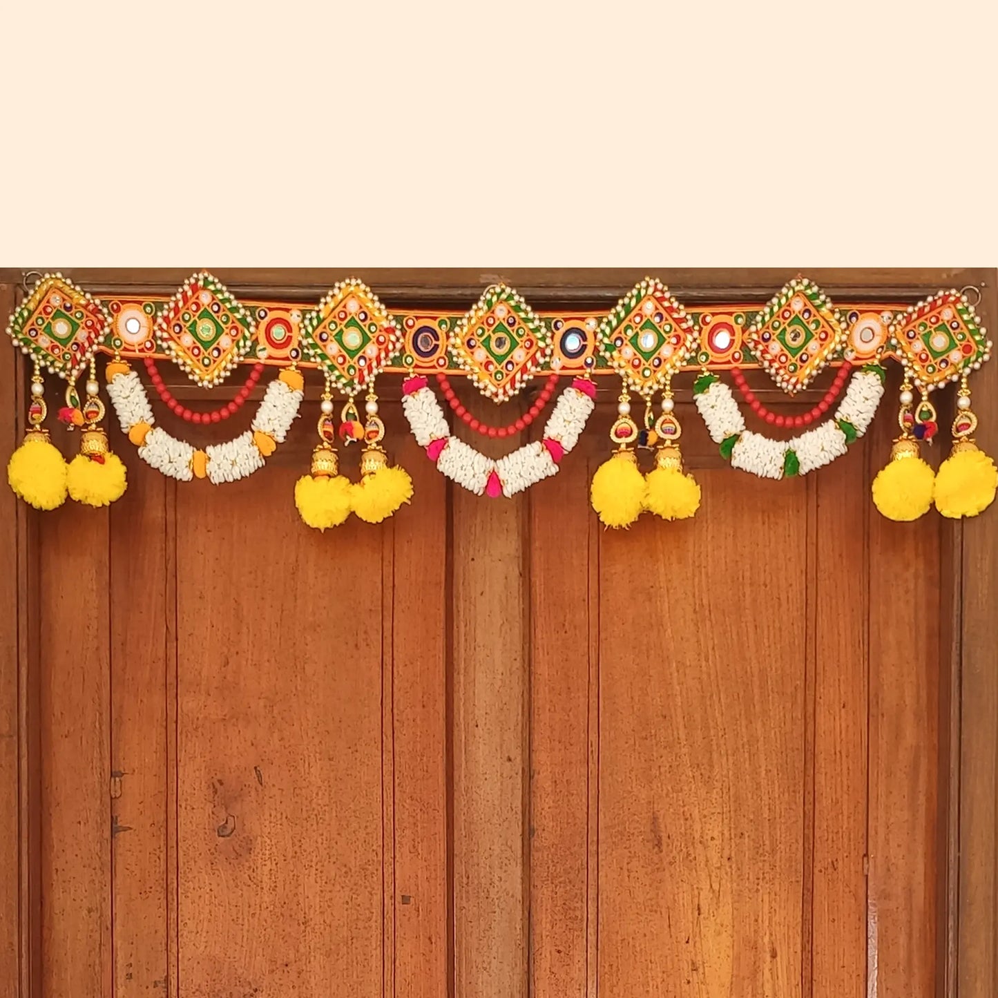 Colorful Patch Work Toran - Door Decor