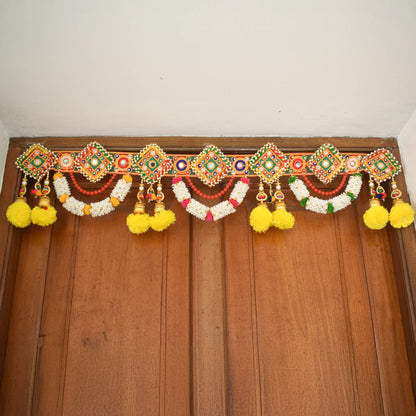 Colorful Patch Work Toran - Door Decor