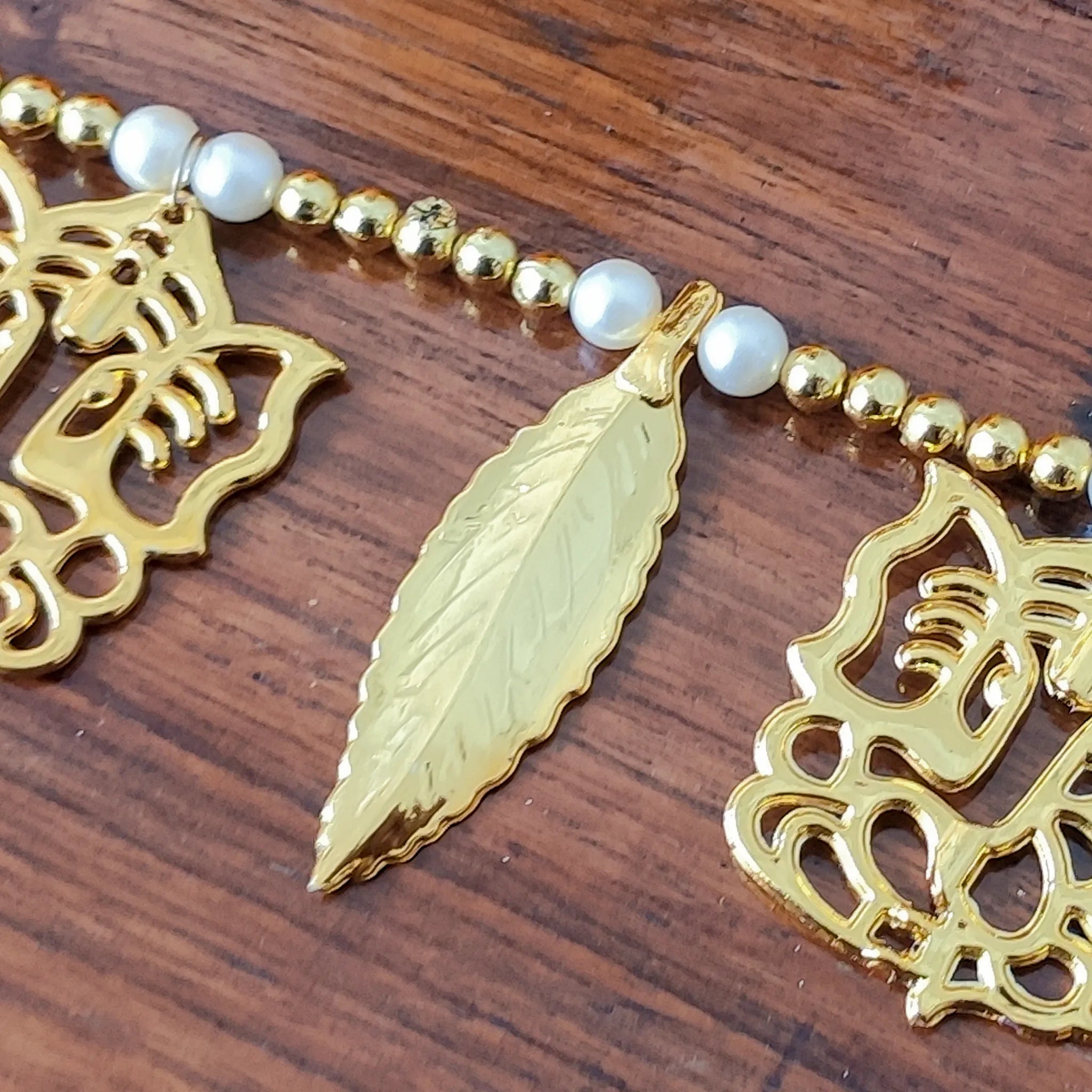 Beaded ganesha toran