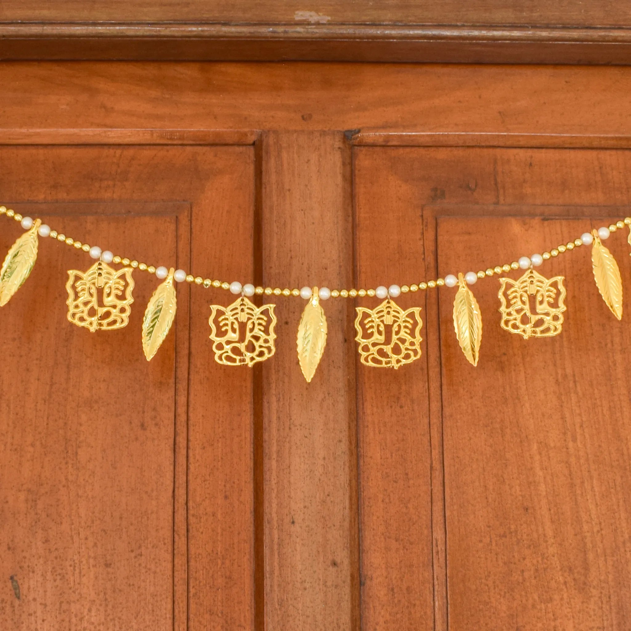 Beaded ganesha toran