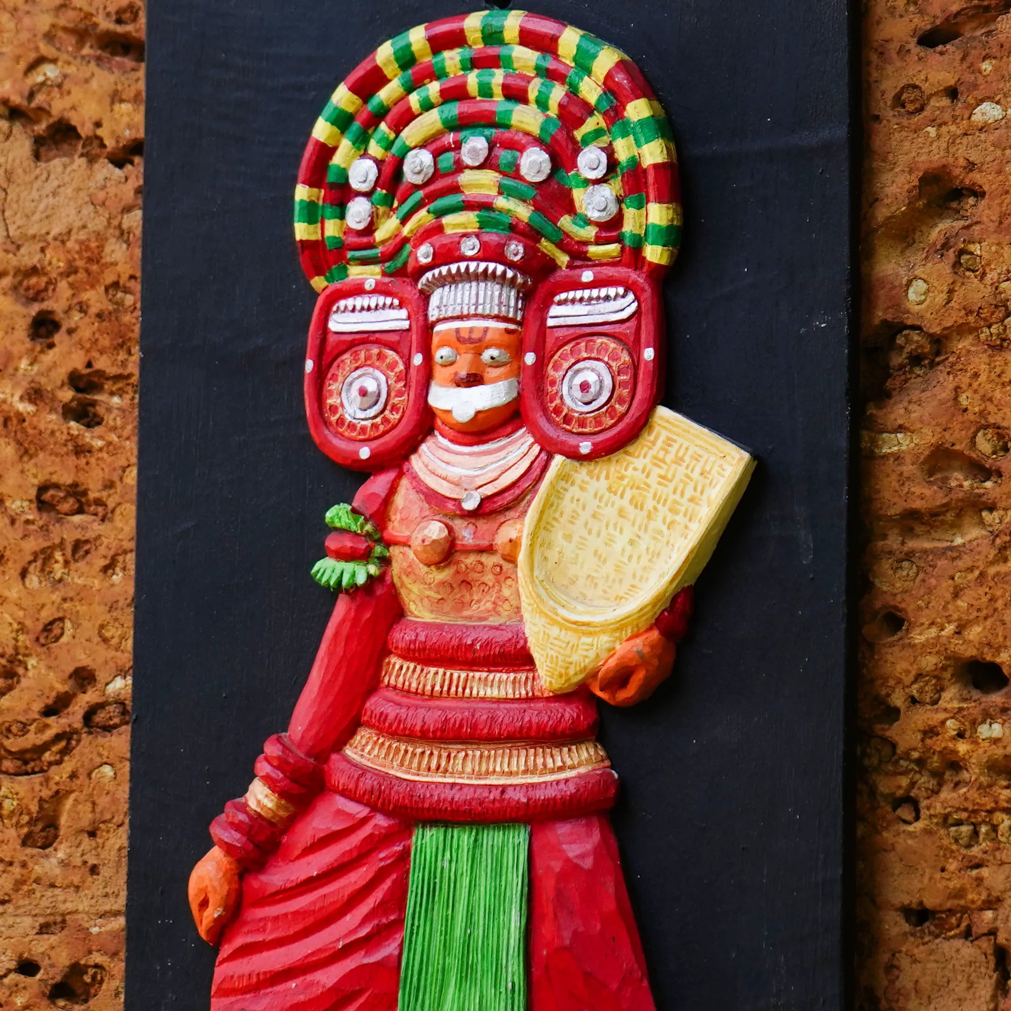 Handcrafted Korathi Theyyam Masks- Made to Order