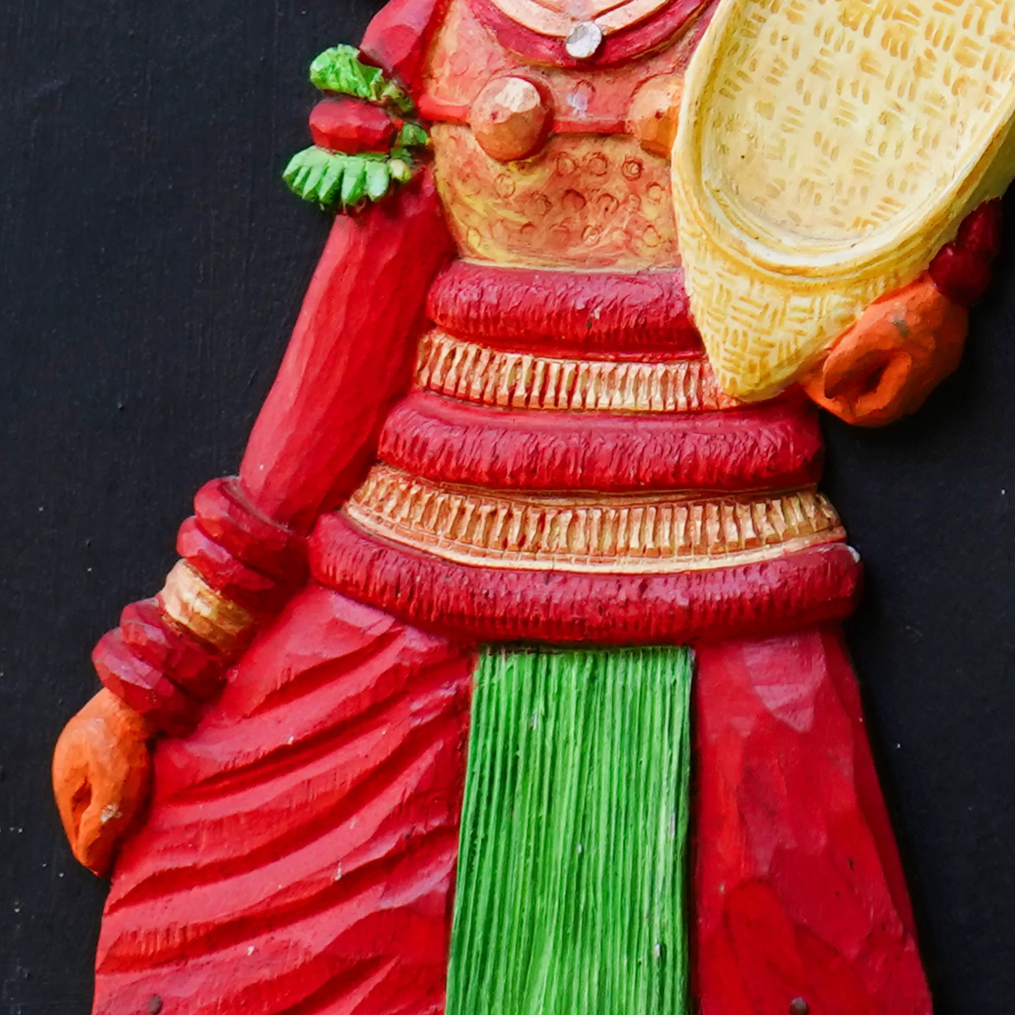 Handcrafted Korathi Theyyam Masks- Made to Order