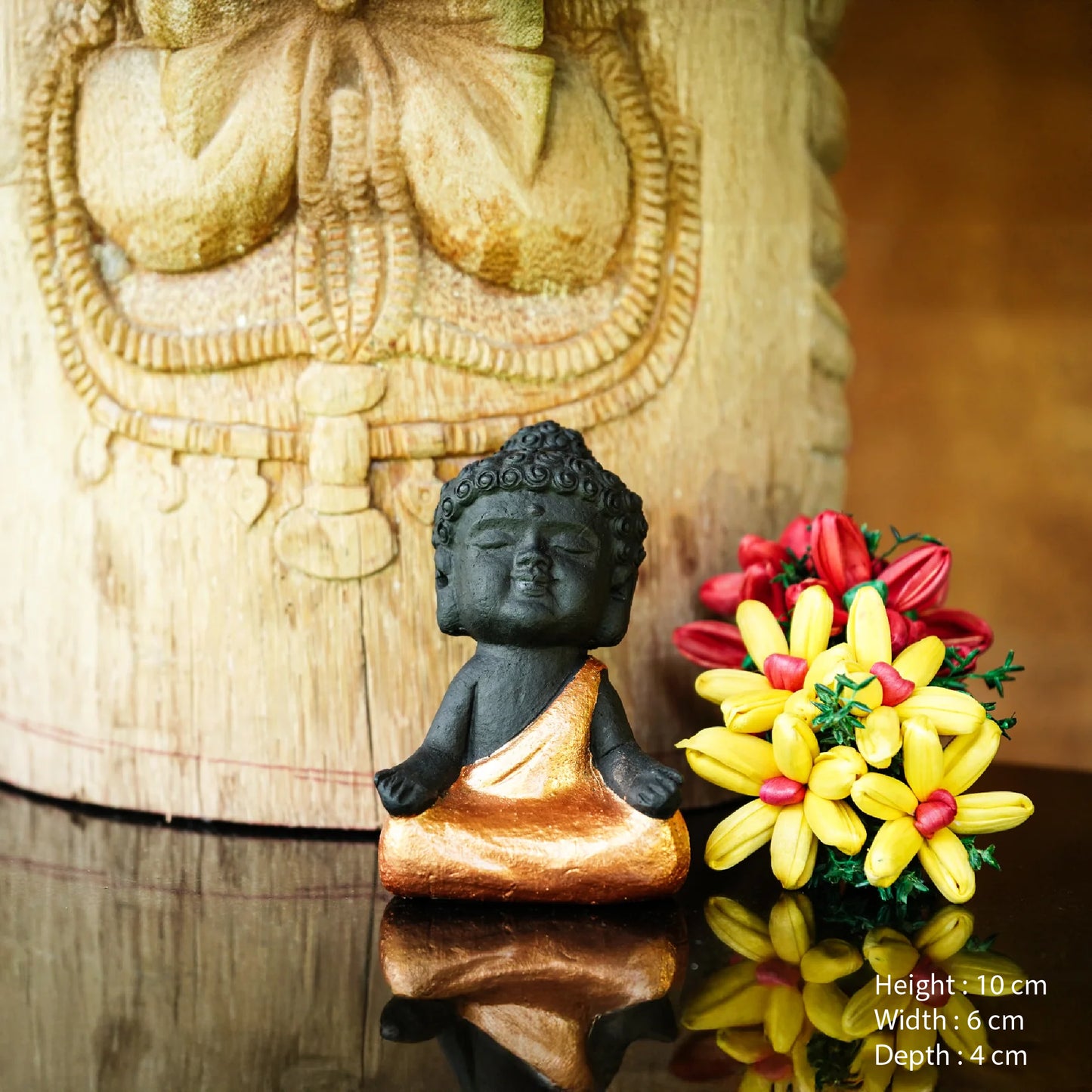 Bring Peace to Your Space with Little Buddha Decor Terracotta Finish