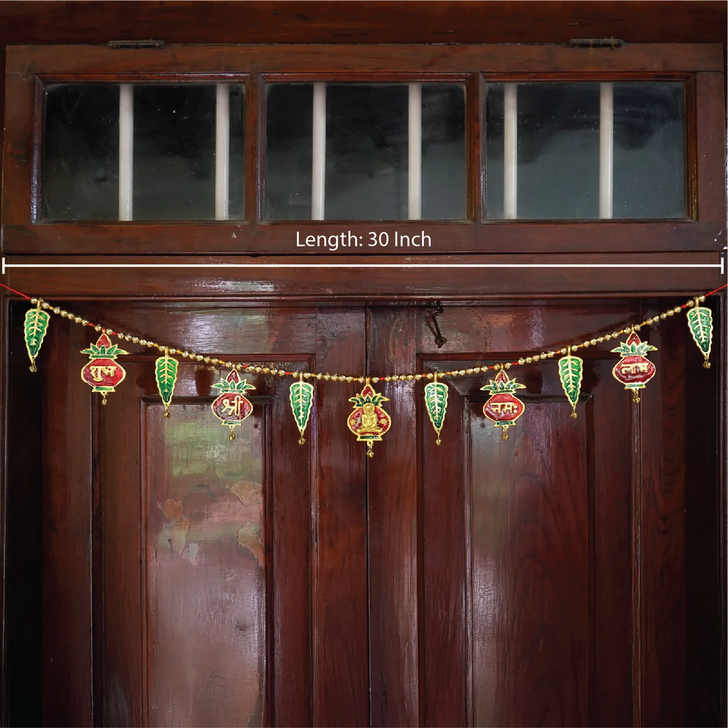 Kalash and Leaf Toran - Door Decor