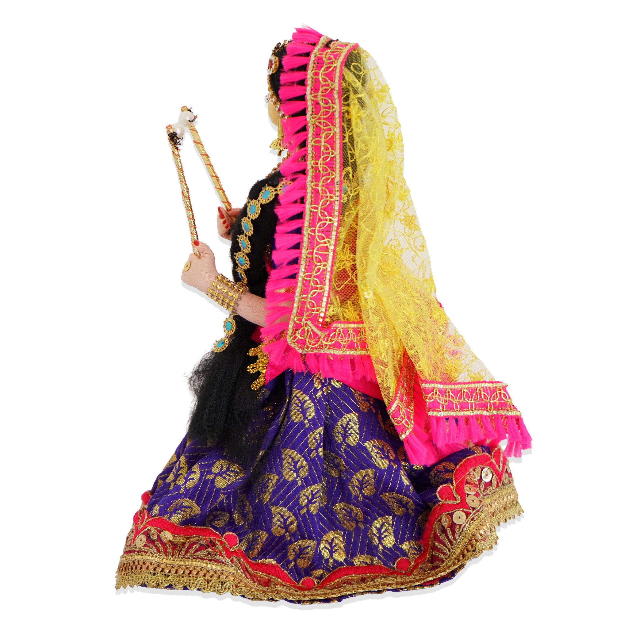 Handmade Fabric Doll Dandiya Diva -The Festive Grace Doll