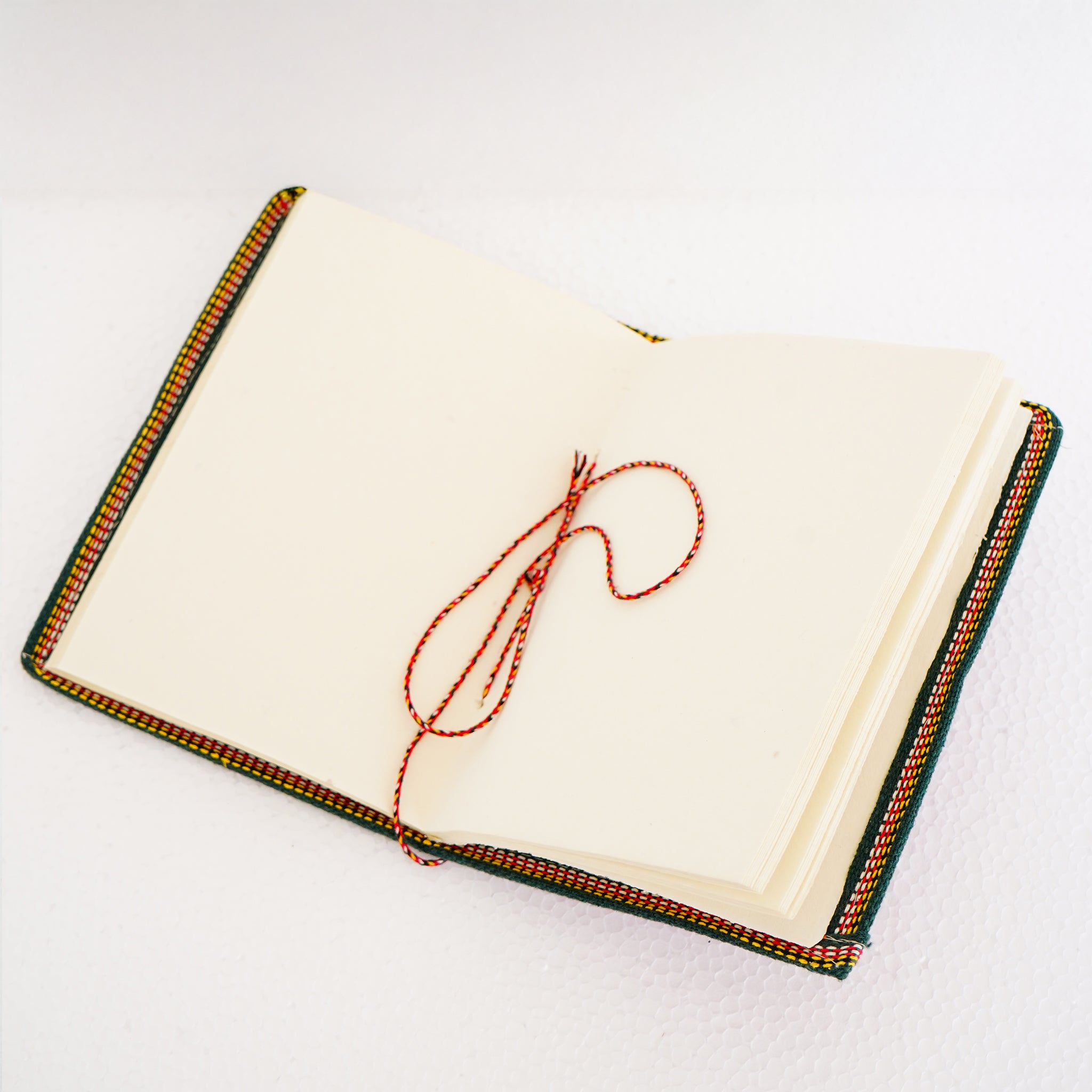 Twine & Tone: Handmade Red Notebook (Set of 4)