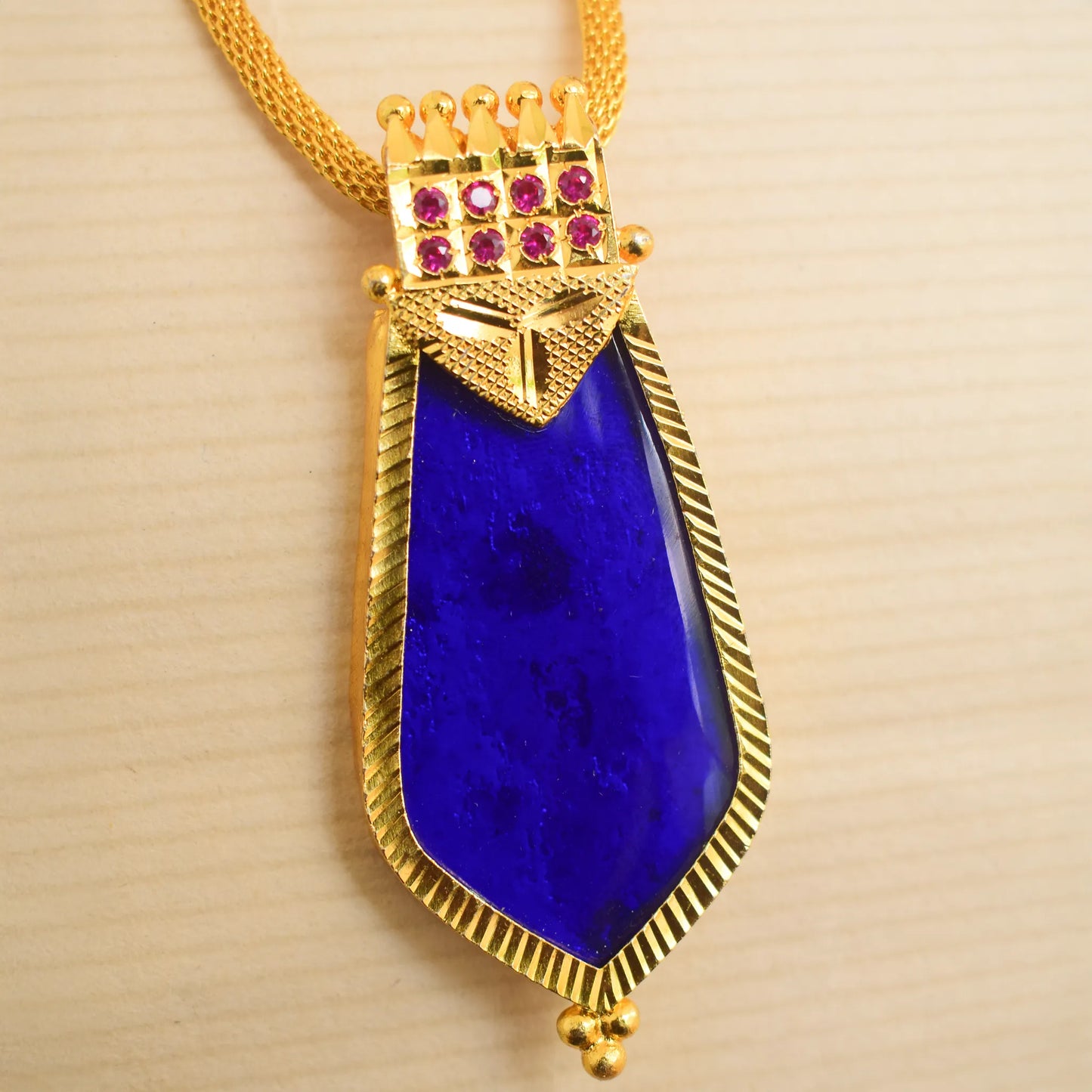 Kerala Palakka Nagapadam Blue Pendant