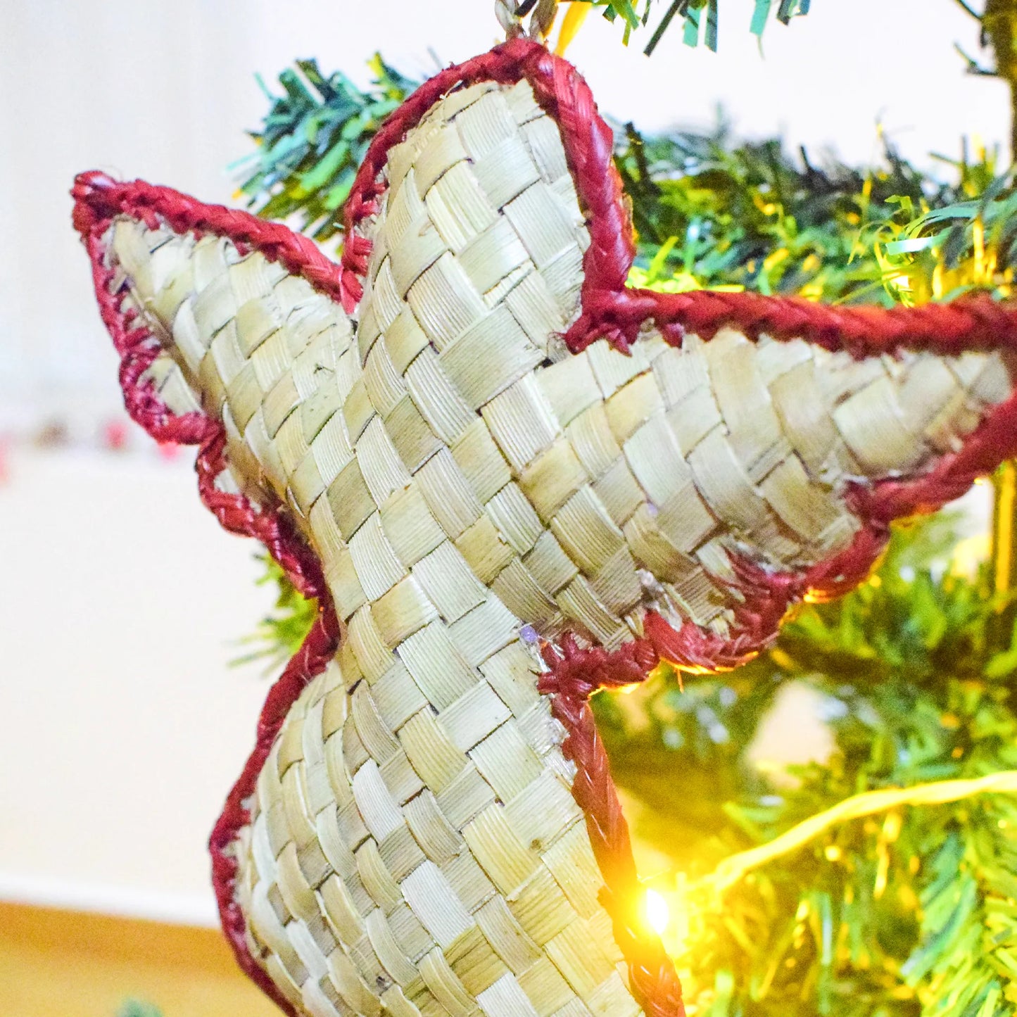 Eco-Friendly Christmas Tree Decoration-Angel|Handmade Screw Pine