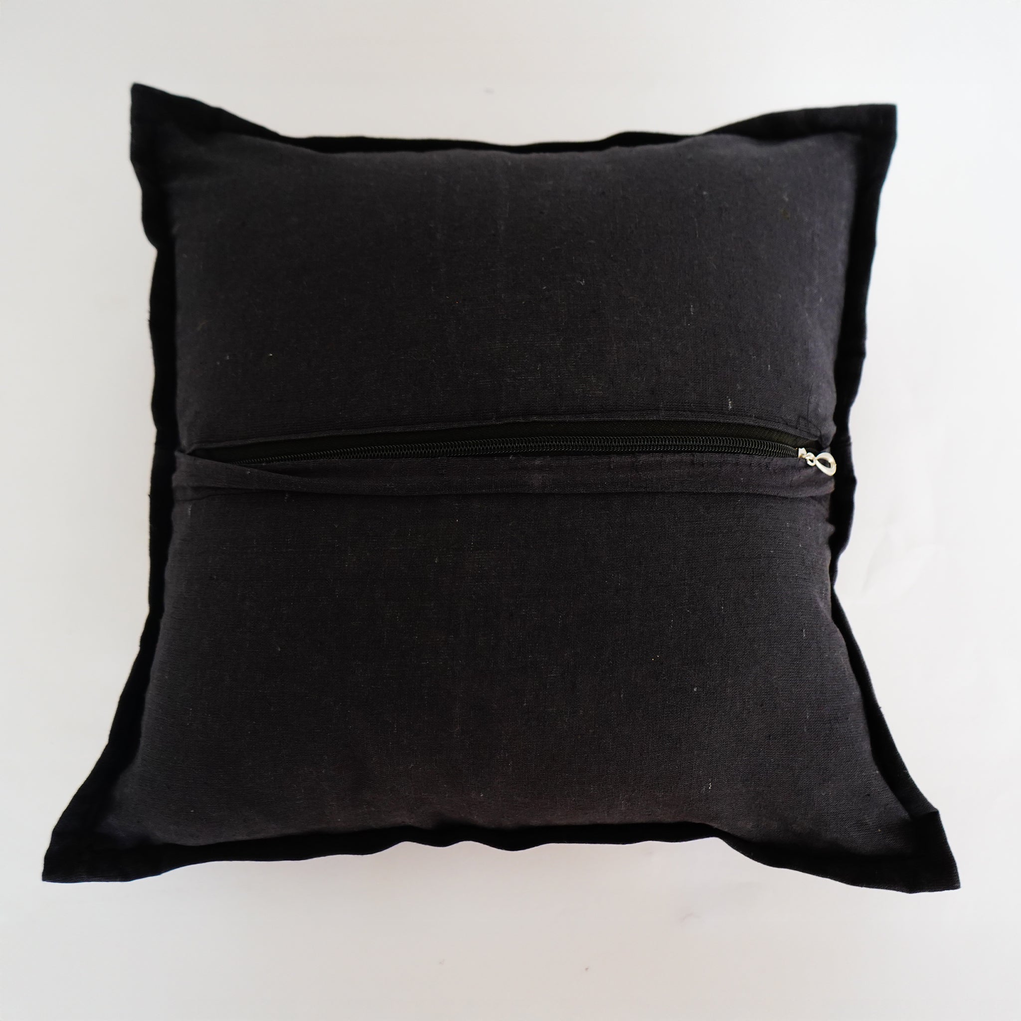 Handcrafted Rabari Embroidery Pillow Cover Geometric Patterns