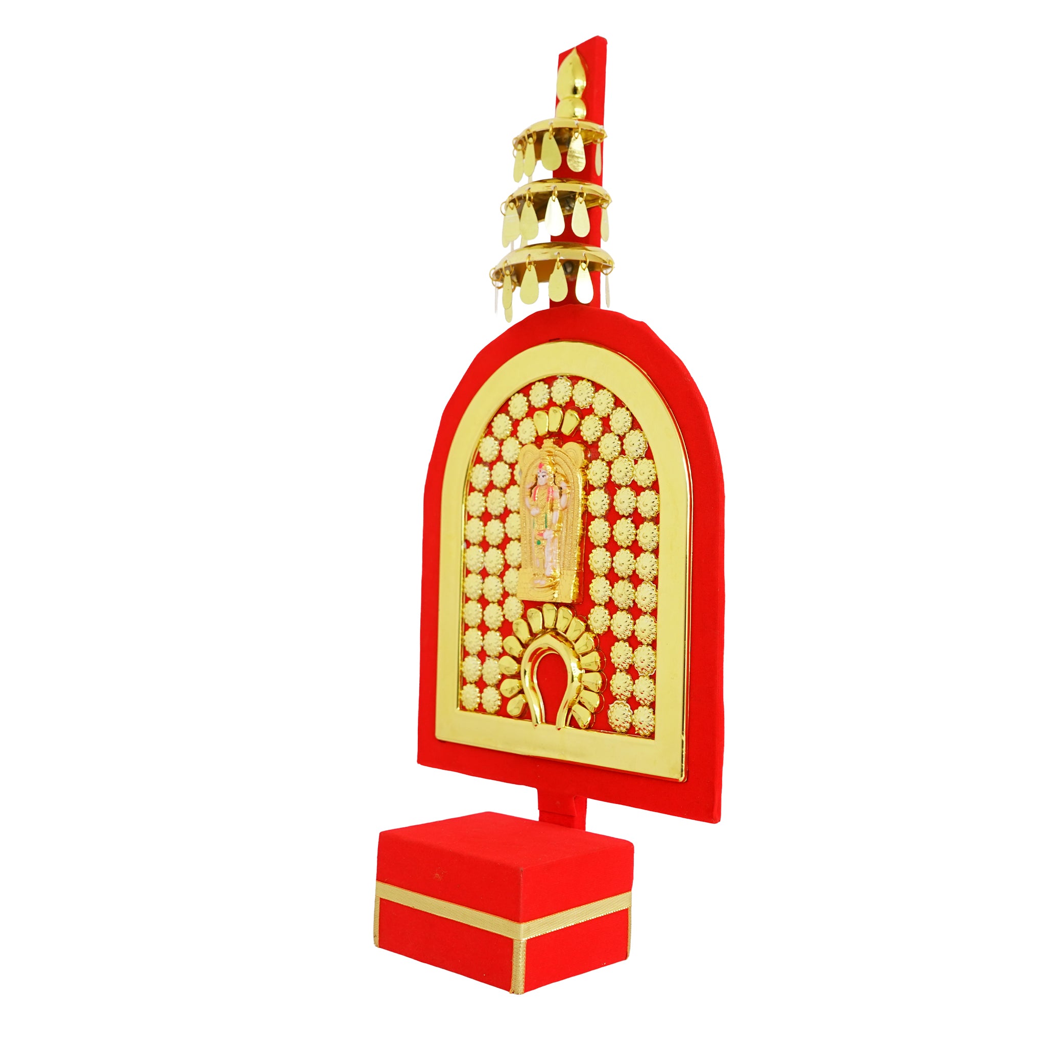 Handcrafted Kolam Work Thidambu – Traditional Kerala Elephant Caparison | Pooram Festival Home Decor