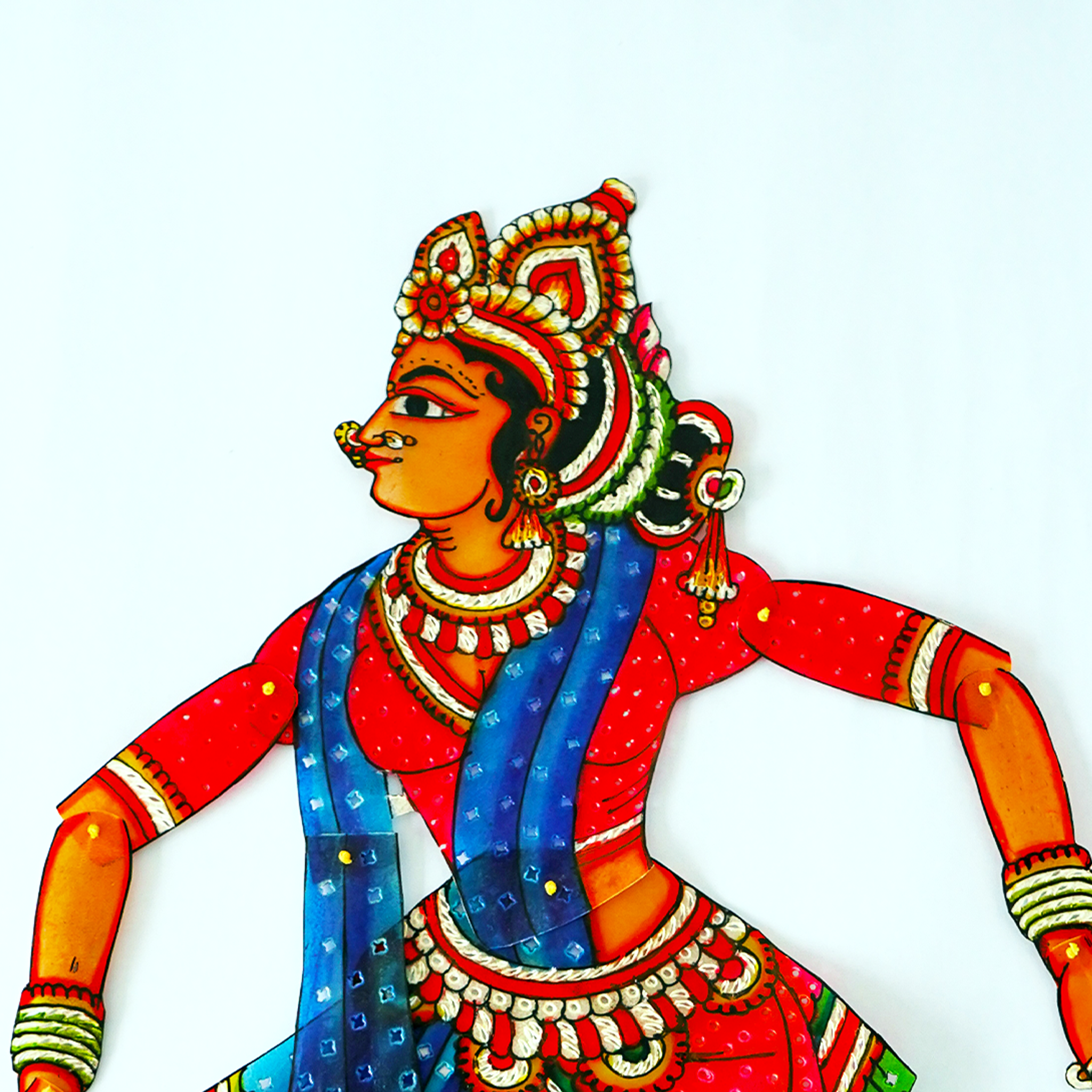 Sita Jyoti Diwali Hamper | Sita Shadow Puppet and Hand-Painted Conical Fairy Lights