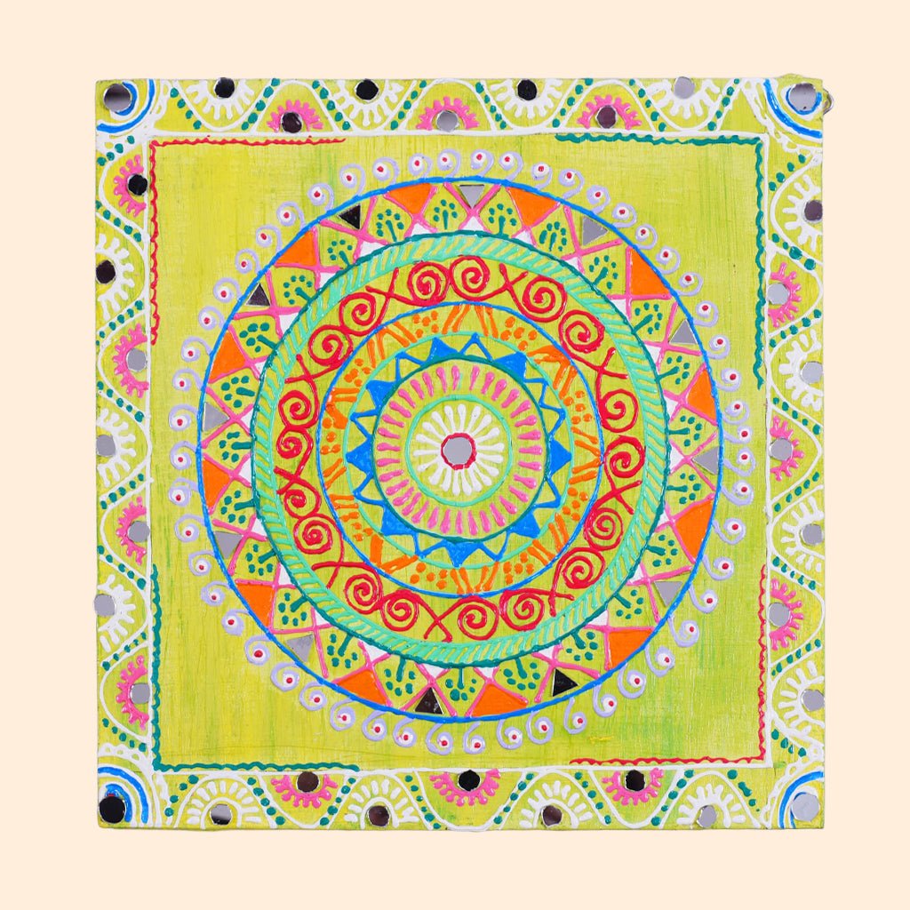 Mangala Mandal – Sacred Mandana Artwork for Auspicious Home Decor - Culturati
